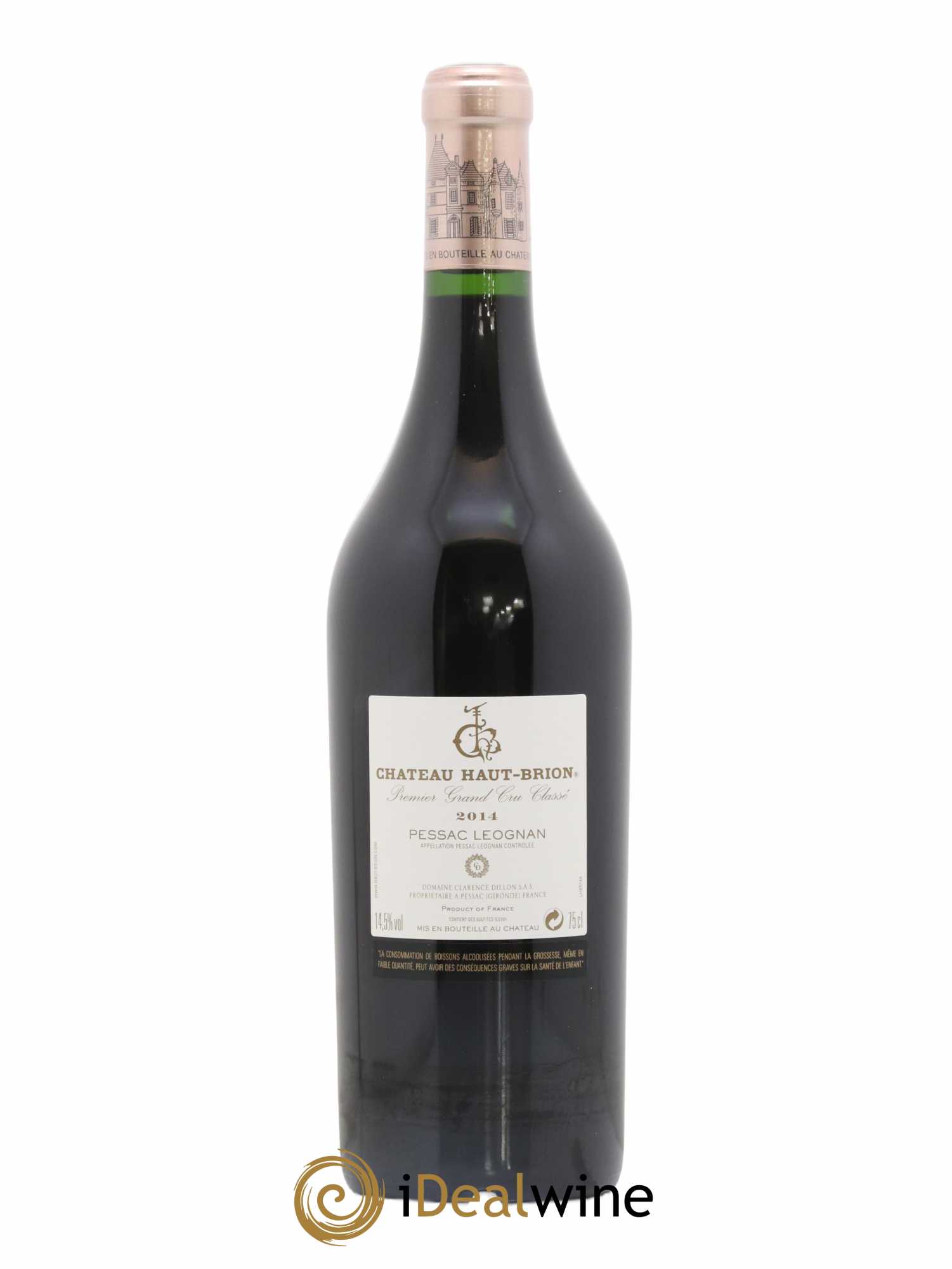 Château Haut Brion 1er Grand Cru Classé 2014 - Lot de 1 bouteille - 2