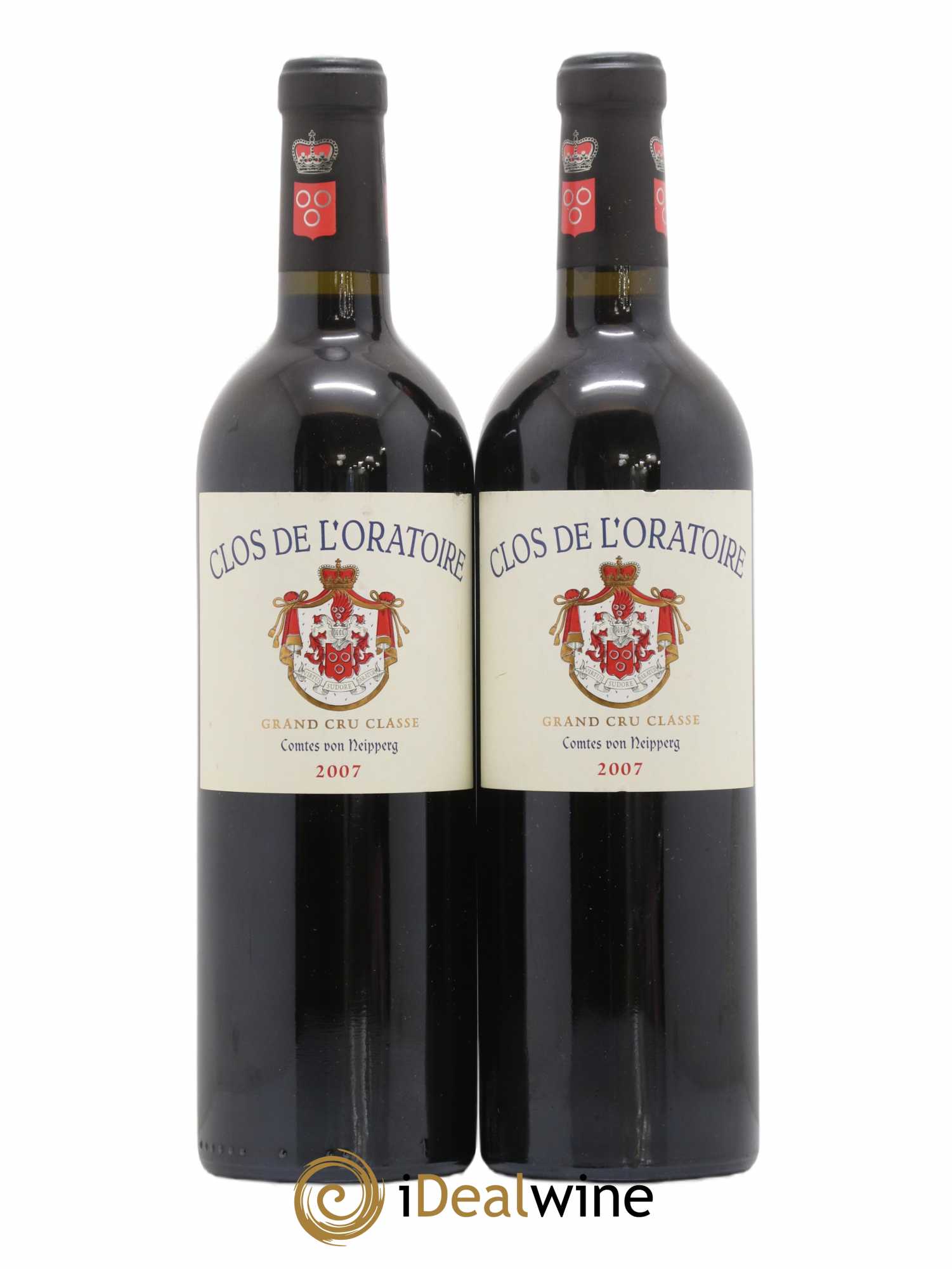 Clos de l'Oratoire Grand Cru Classé 2007 - Lot de 2 bouteilles - 0