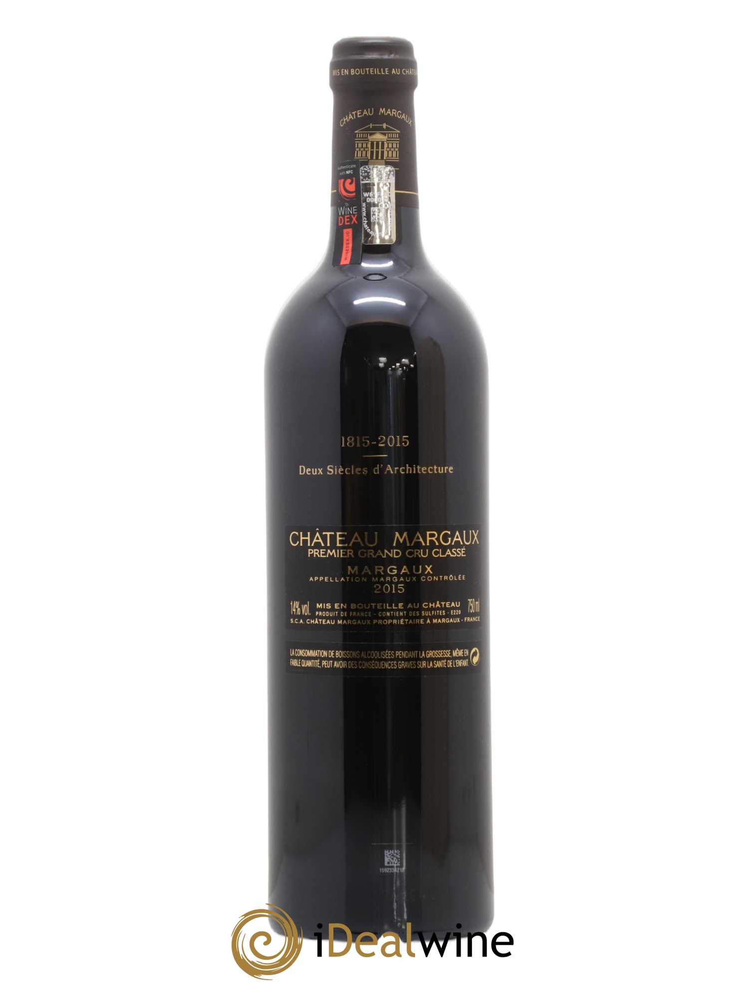 Château Margaux 1er Grand Cru Classé 2015 - Lot de 1 bouteille - 2