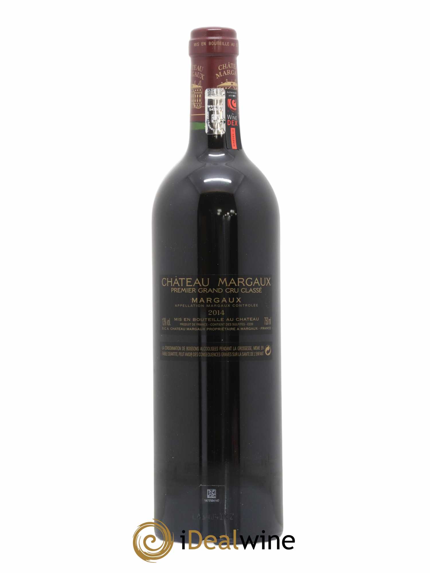 Château Margaux 1er Grand Cru Classé 2014 - Lot de 1 bouteille - 2