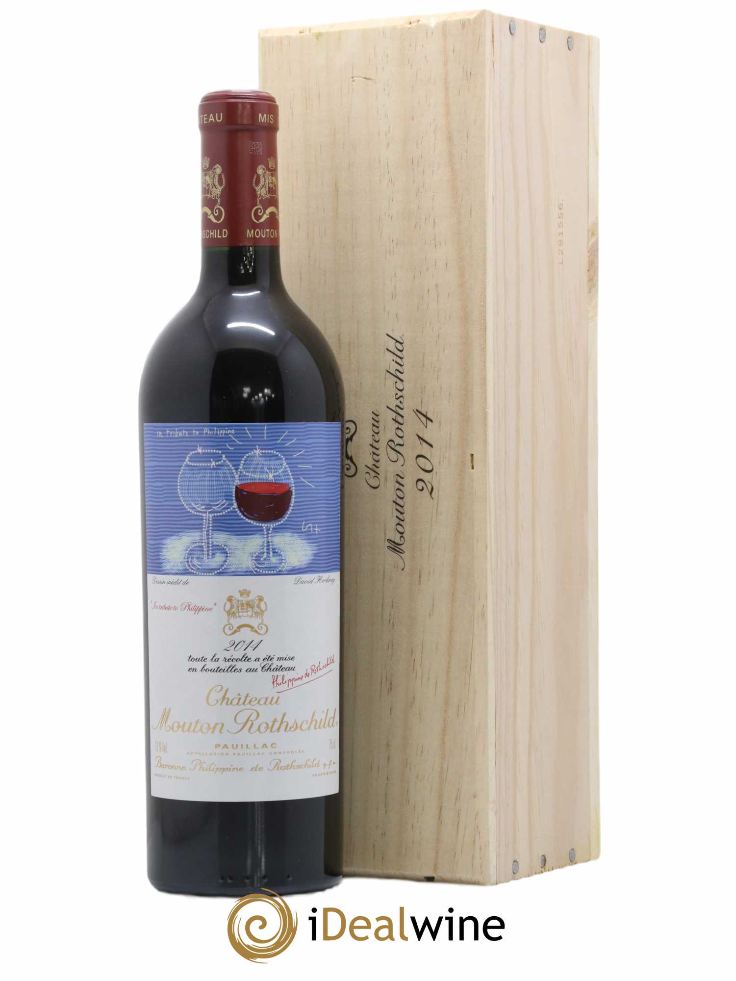 Château Mouton Rothschild 1er Grand Cru Classé 2014 - Lot de 1 bouteille - 0