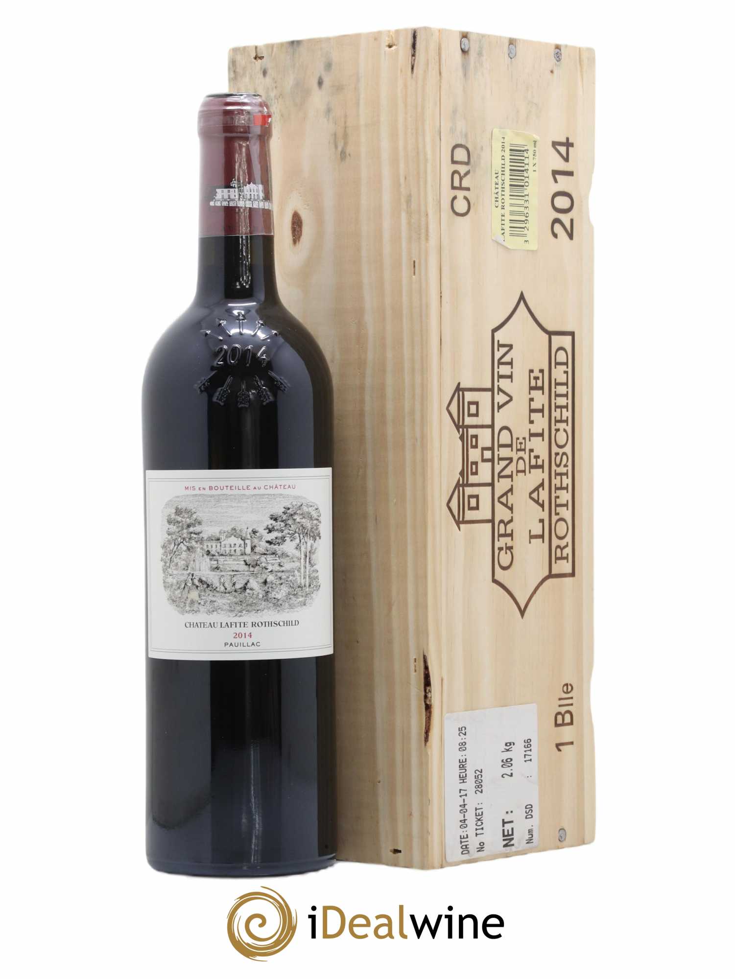 Château Lafite Rothschild 1er Grand Cru Classé 2014 - Lot de 1 bouteille - 0