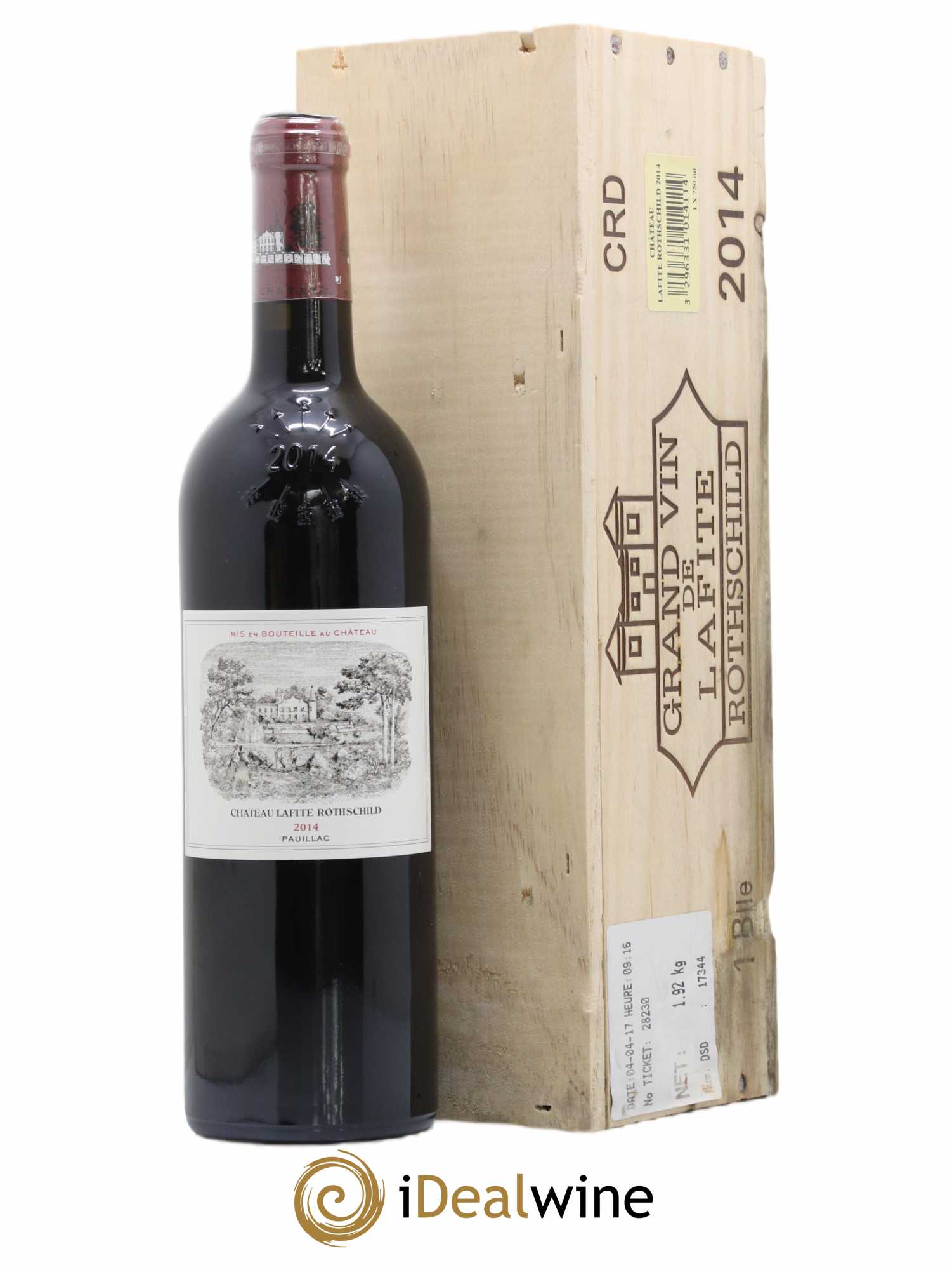 Château Lafite Rothschild 1er Grand Cru Classé 2014 - Lot de 1 bouteille - 0
