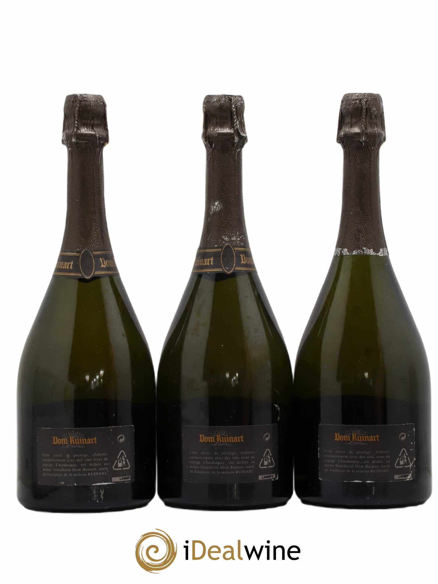 Dom Ruinart Brut Ruinart 1993 - Lot of 3 bottles - 1