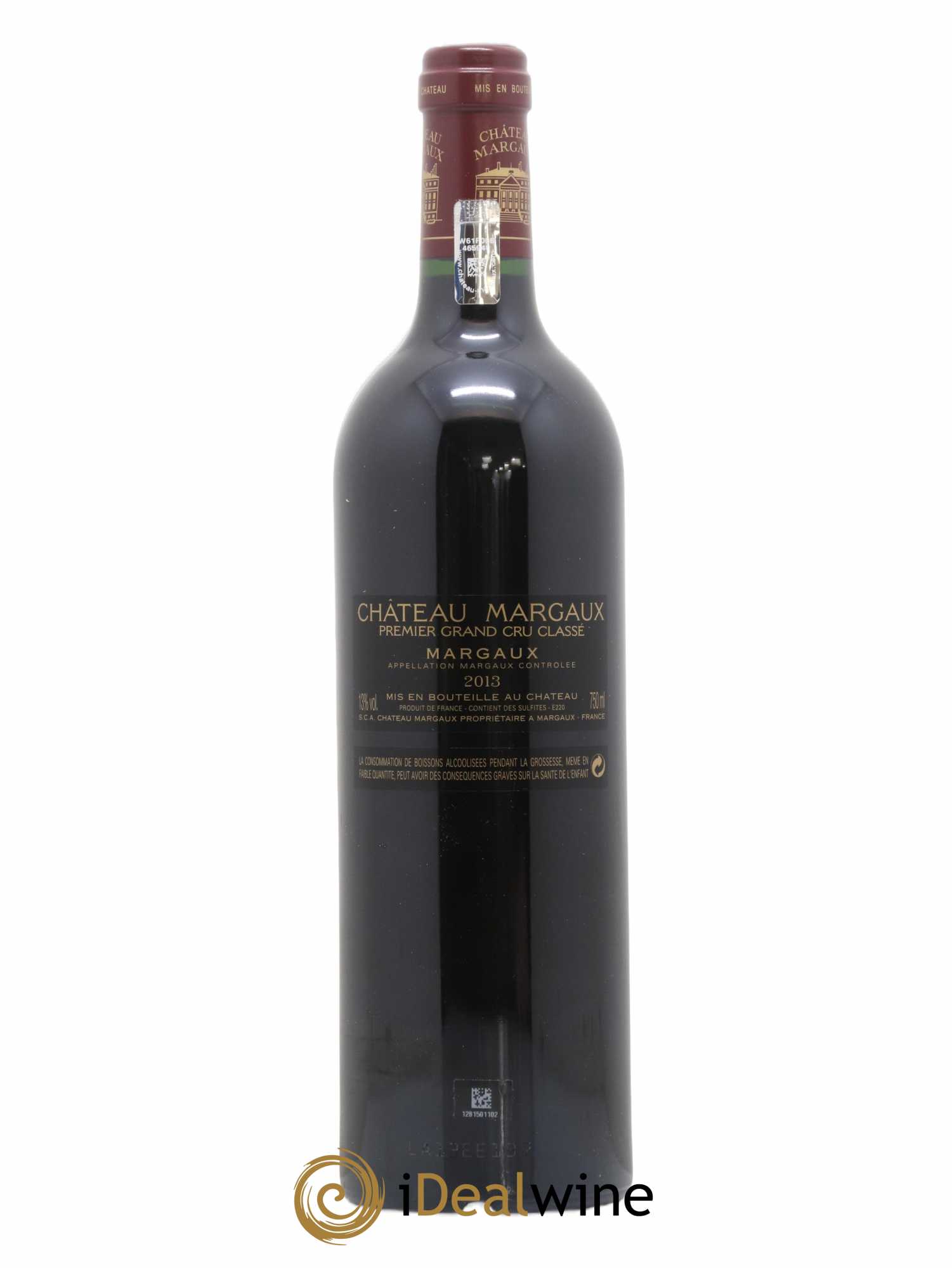 Château Margaux 1er Grand Cru Classé 2013 - Lot de 1 bouteille - 2