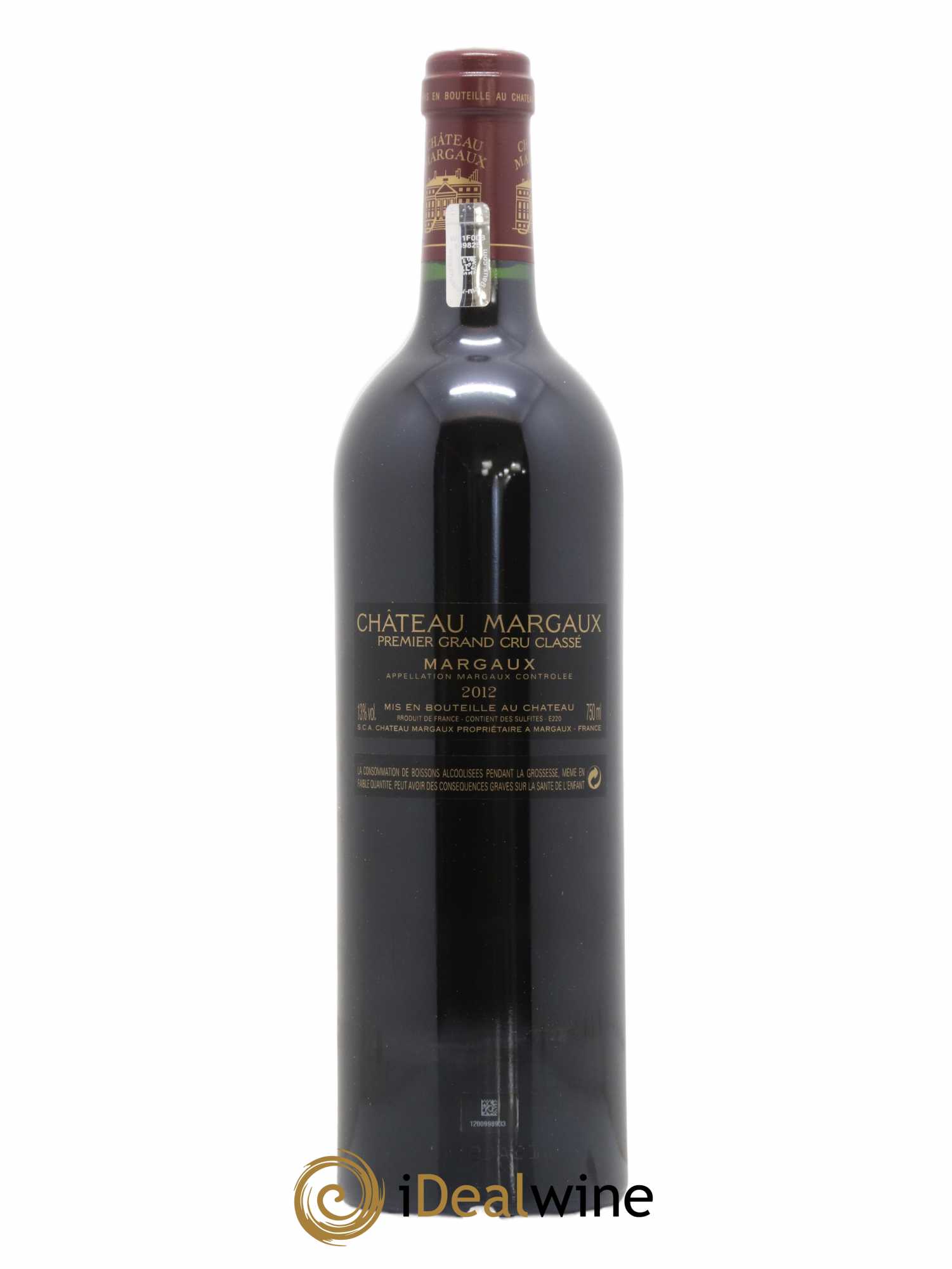 Château Margaux 1er Grand Cru Classé 2012 - Lot de 1 bouteille - 2