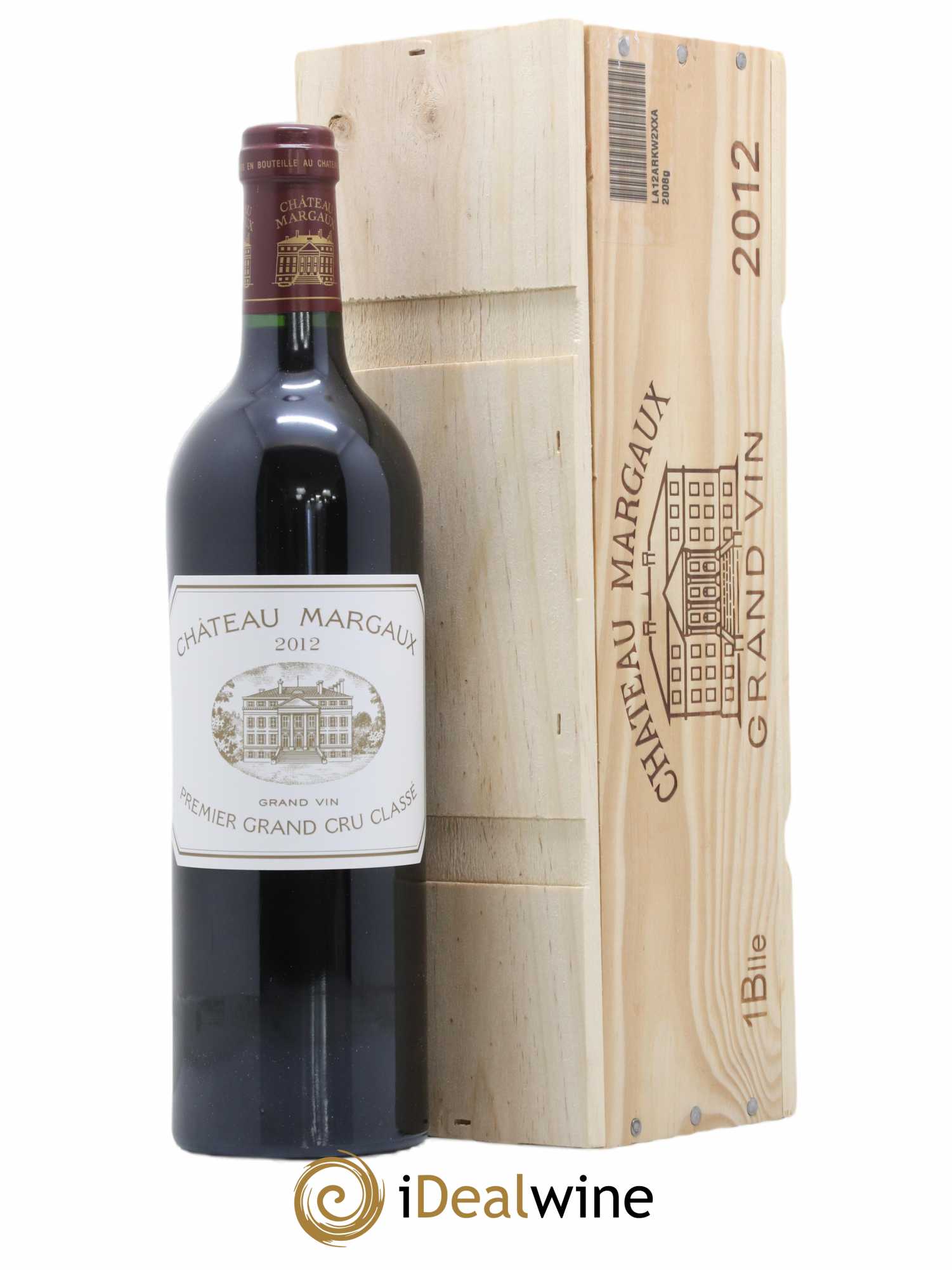 Château Margaux 1er Grand Cru Classé 2012 - Lot de 1 bouteille - 0