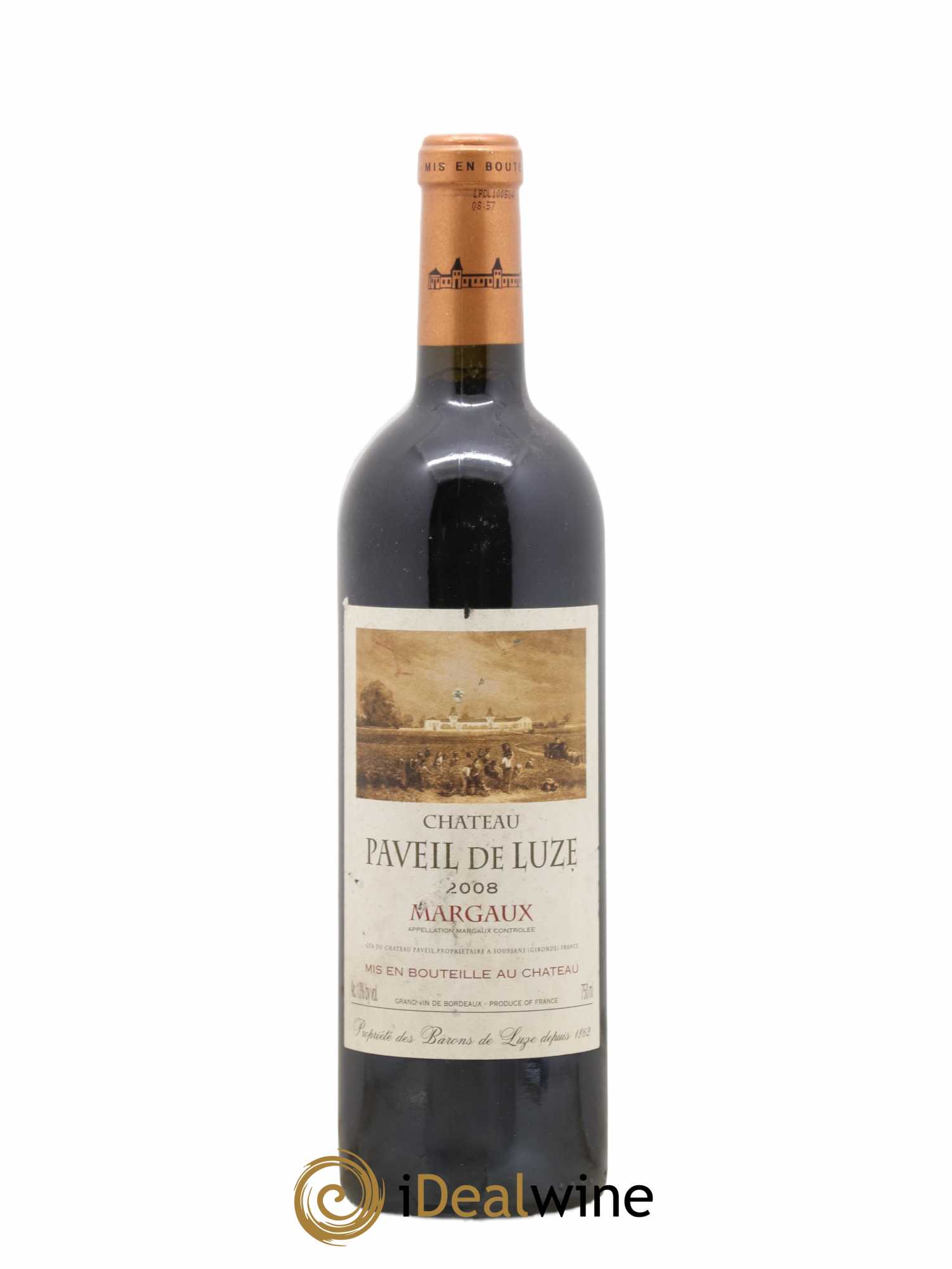 Château Paveil de Luze Cru Bourgeois 2008 - Lot de 1 bouteille - 0
