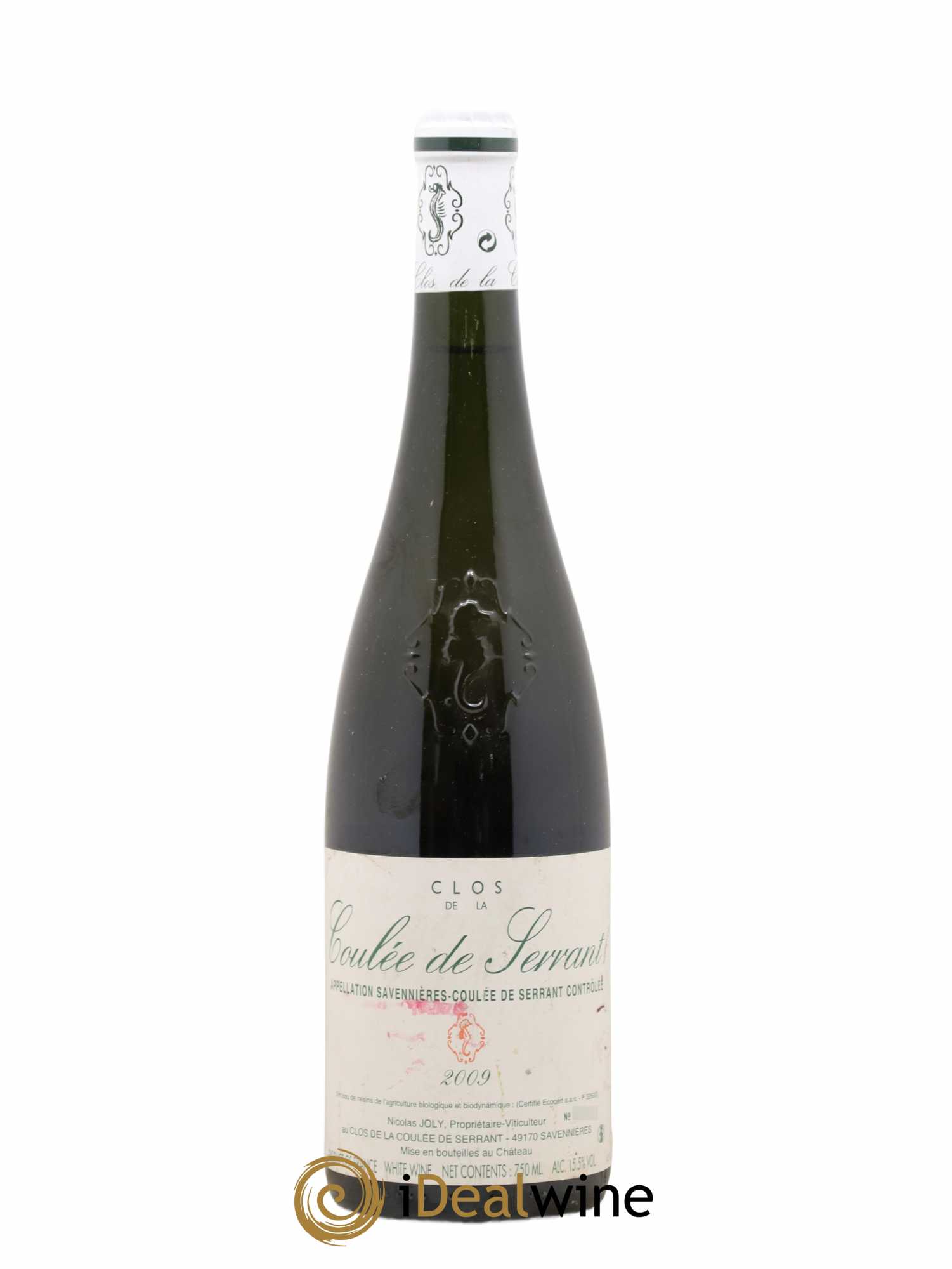 Savennières Clos de la Coulée de Serrant Vignobles de la Coulée de Serrant - Nicolas Joly 2009 - Lot de 1 bouteille - 0