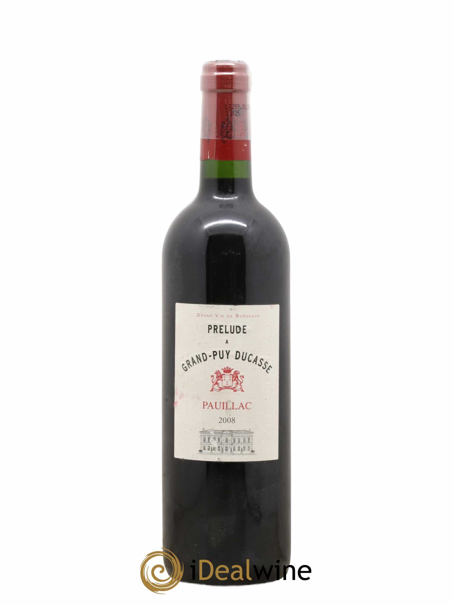 Prélude à Grand Puy Ducasse Second Vin 2008 - Lot de 1 bouteille - 0