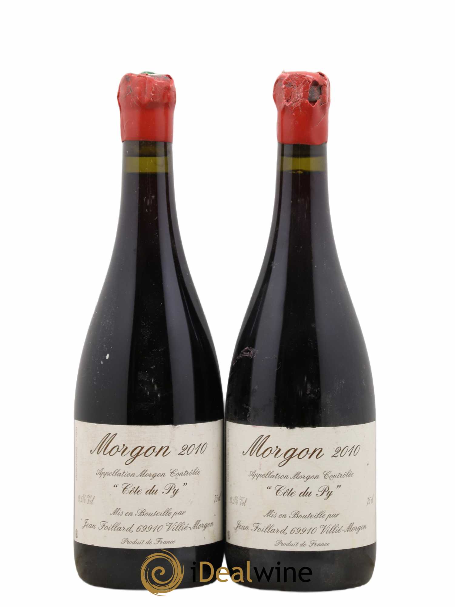 Morgon Côte du Py Jean Foillard 2010 - Lot de 2 bouteilles - 0