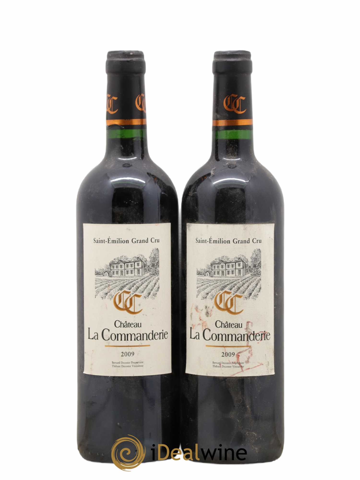 Château la Commanderie Grand Cru Classé 2009 - Lot de 2 bouteilles - 0