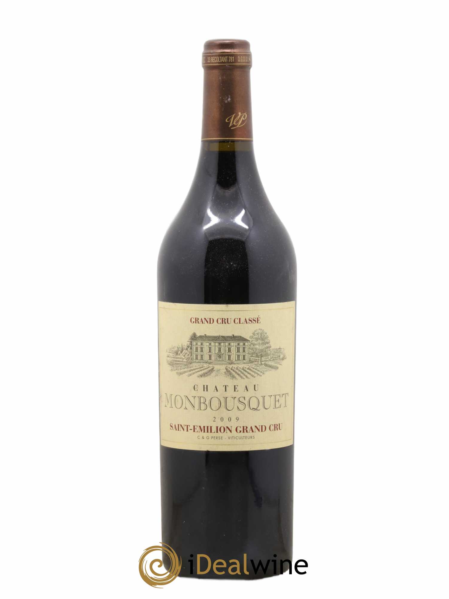 Château Monbousquet Grand Cru Classé 2009 - Lot de 1 bouteille - 0