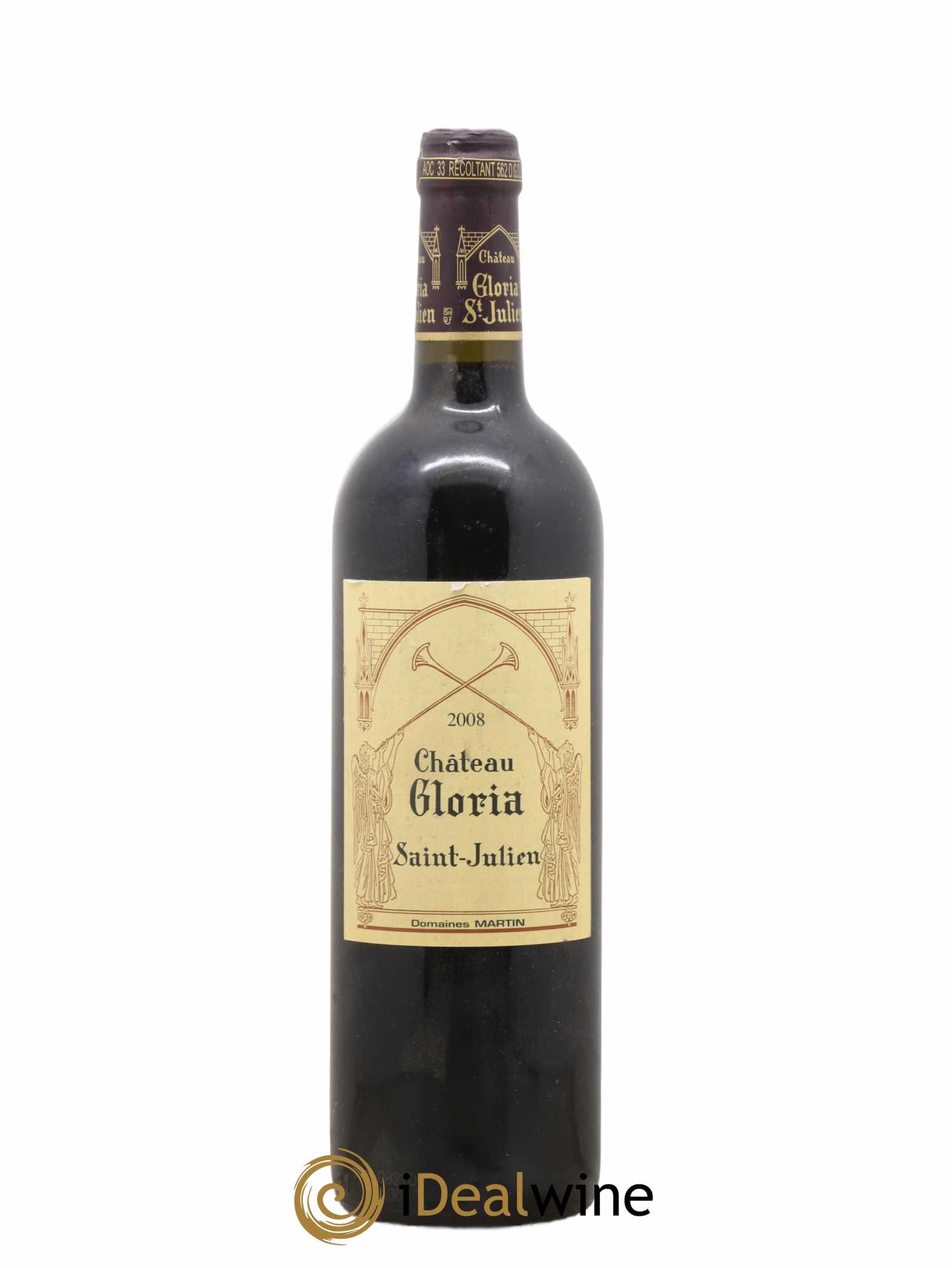 Château Gloria 2008 - Lot de 1 bouteille - 0