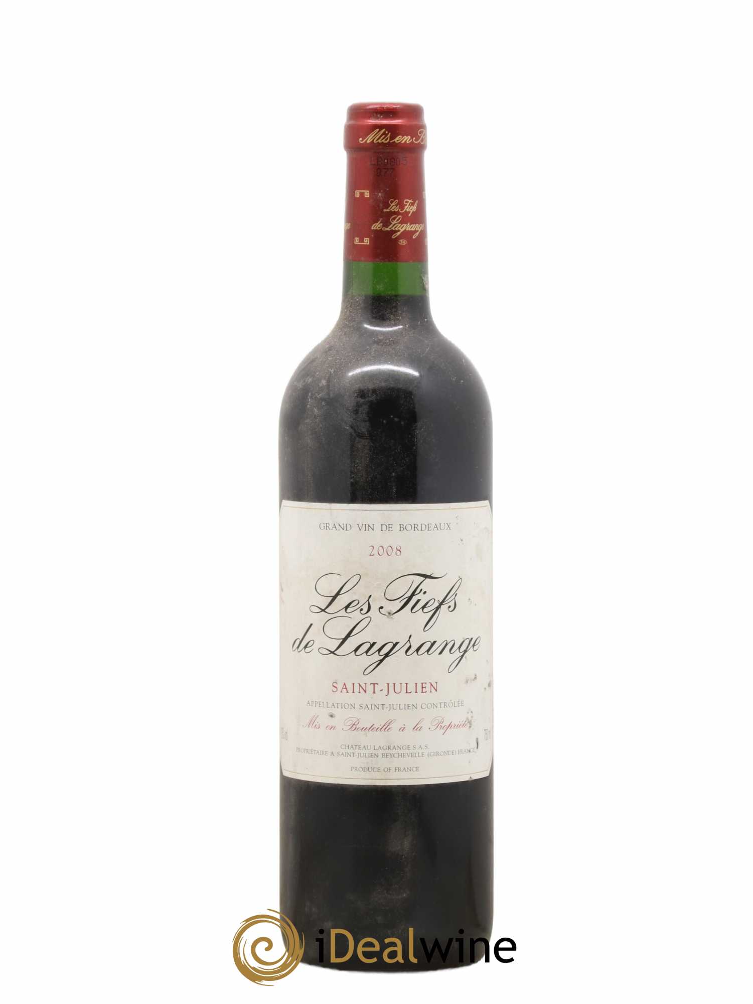 Les Fiefs de Lagrange Second Vin 2008 - Lot de 1 bouteille - 0