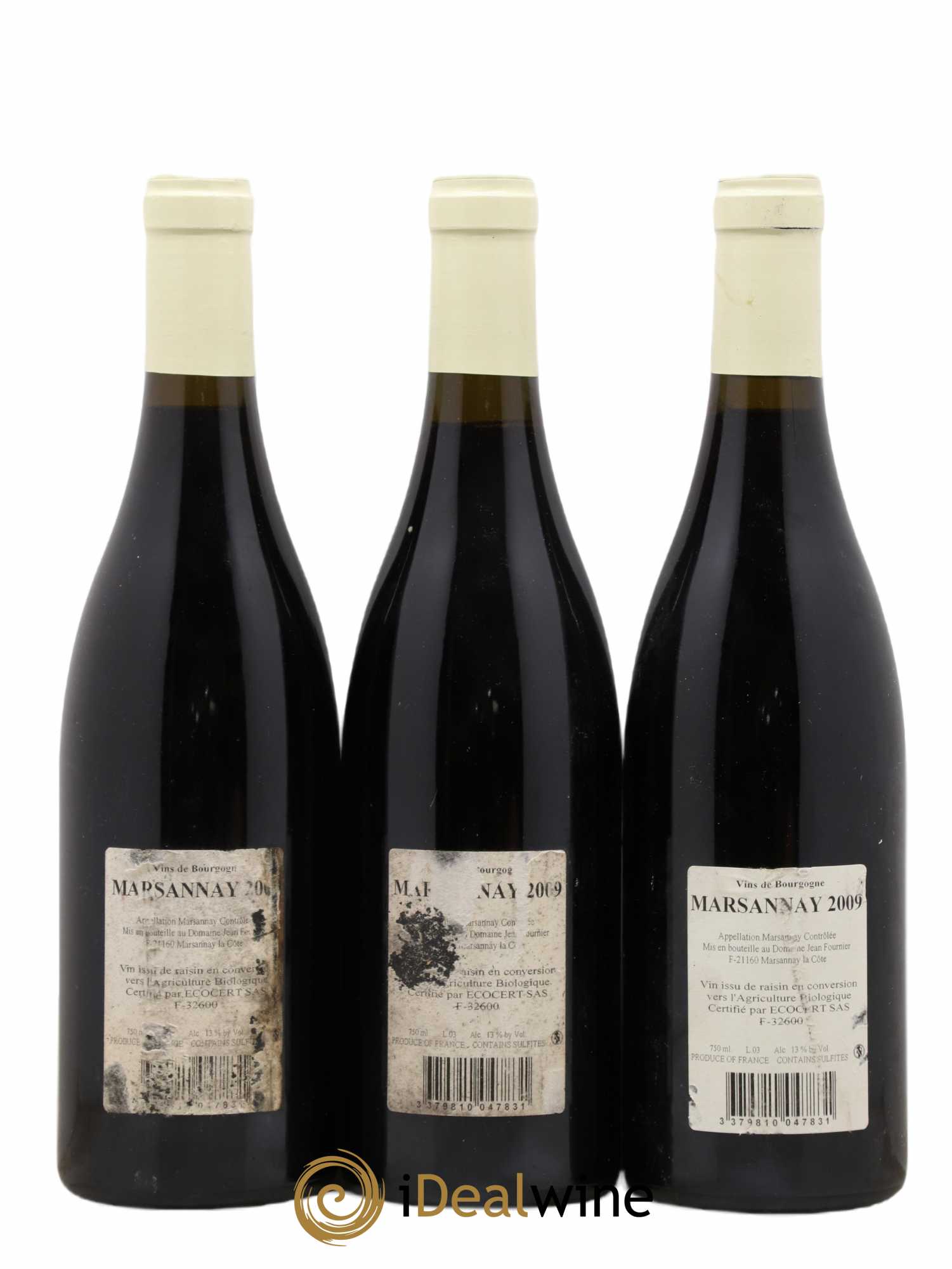 Marsannay Domaine De La Cave Aux Loups Laurent Fournier 2009 - Posten von 3 Flaschen - 1