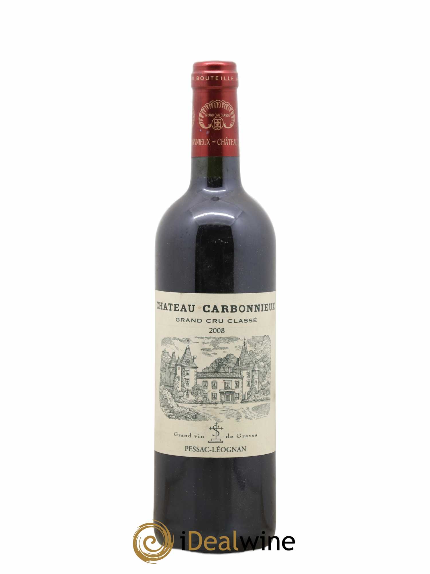 Château Carbonnieux Cru Classé de Graves 2008 - Lot de 1 bouteille - 0