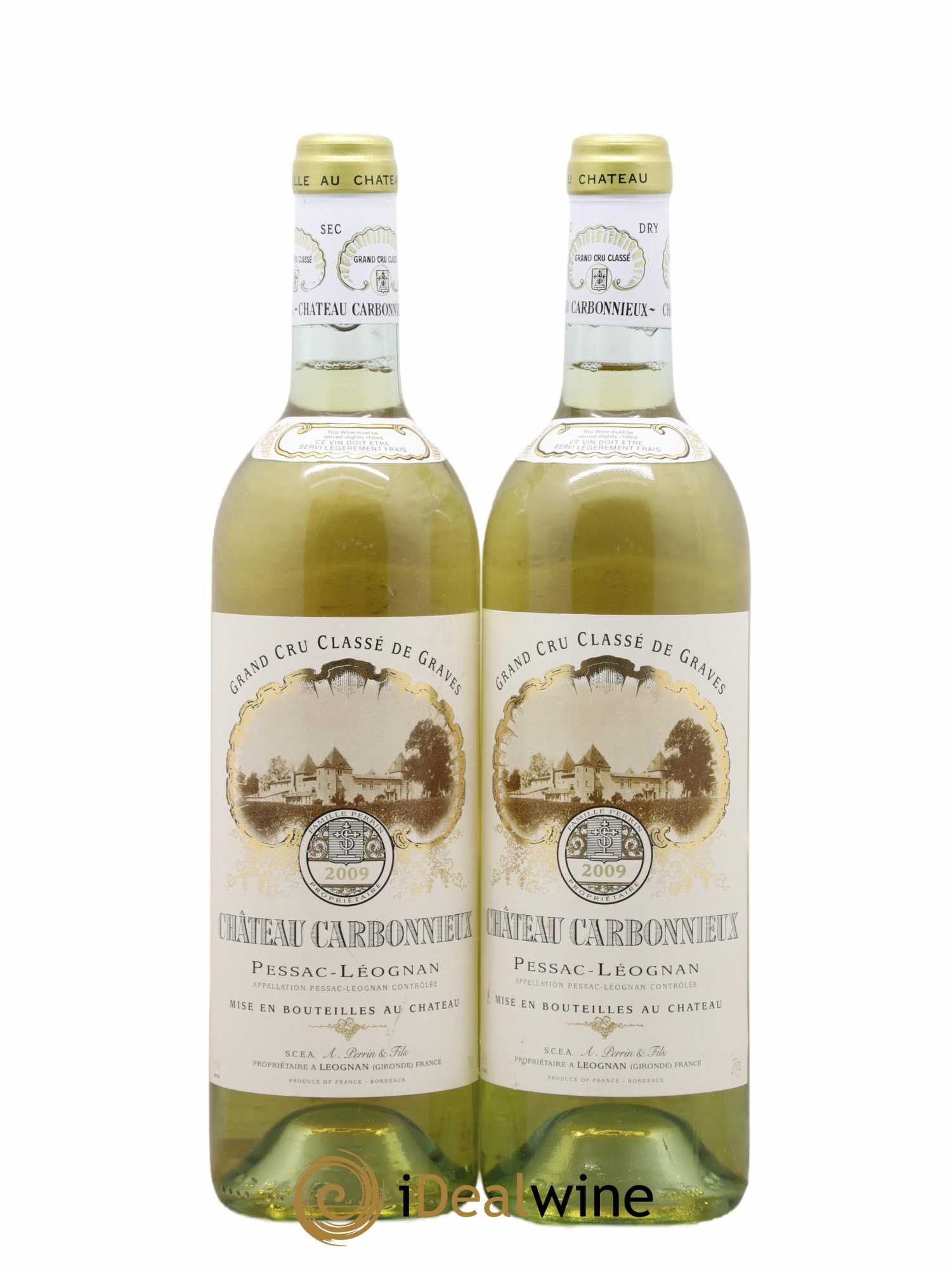 Château Carbonnieux Cru Classé de Graves 2009 - Lot de 2 bouteilles - 0