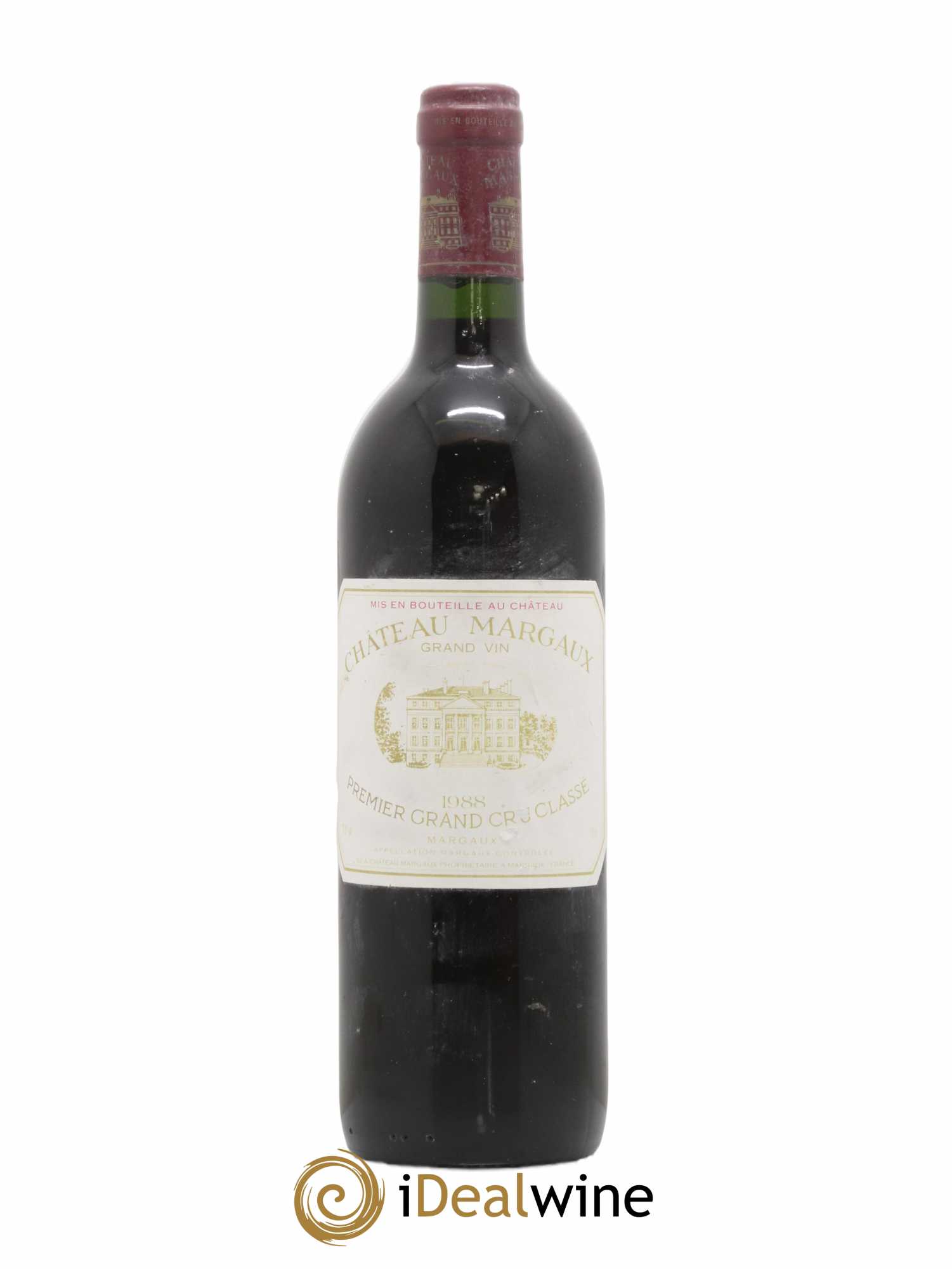 Château Margaux 1er Grand Cru Classé 1988 - Lot de 1 bouteille - 0