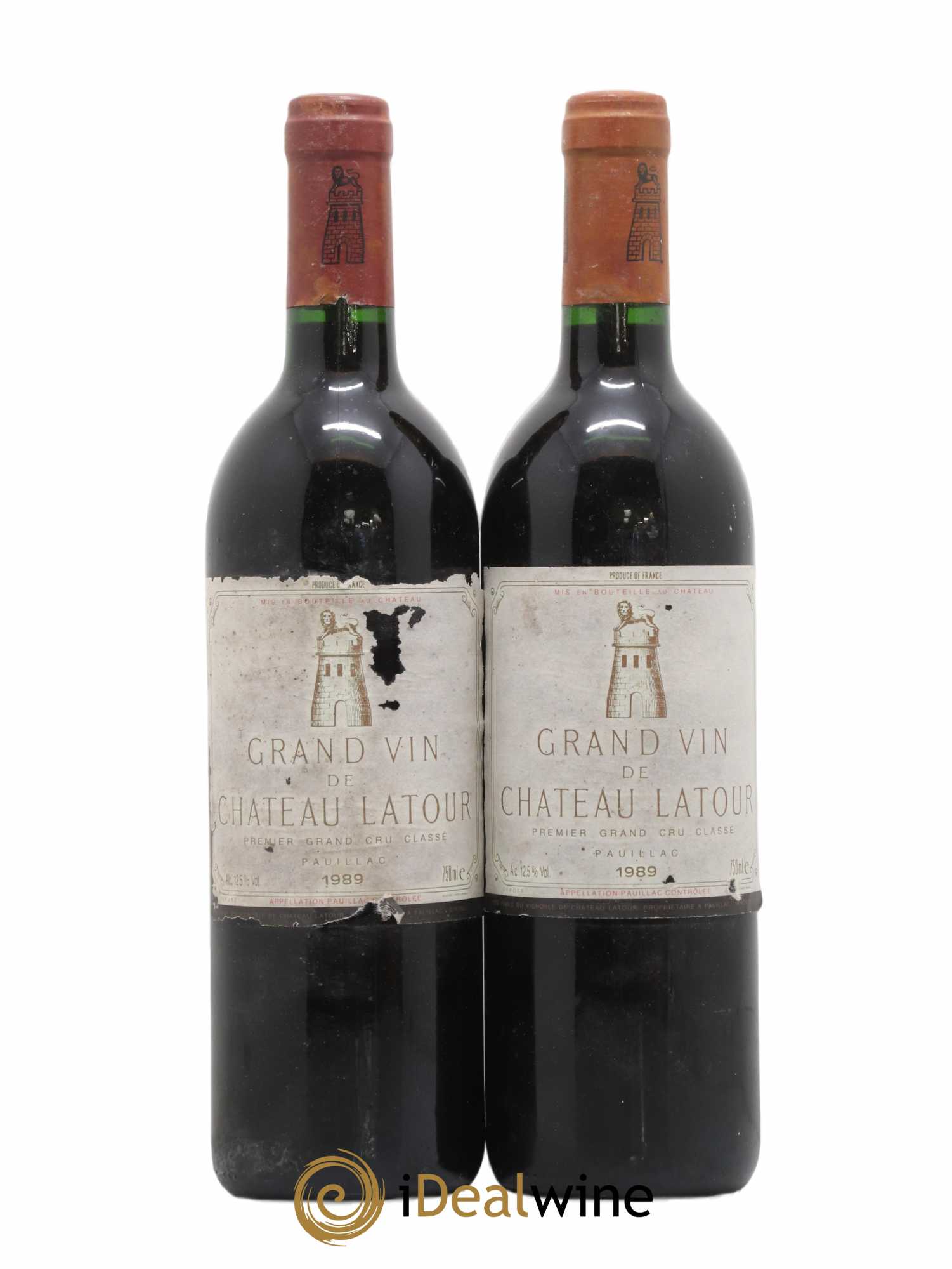 Château Latour 1er Grand Cru Classé 1989 - Lot de 2 bouteilles - 0