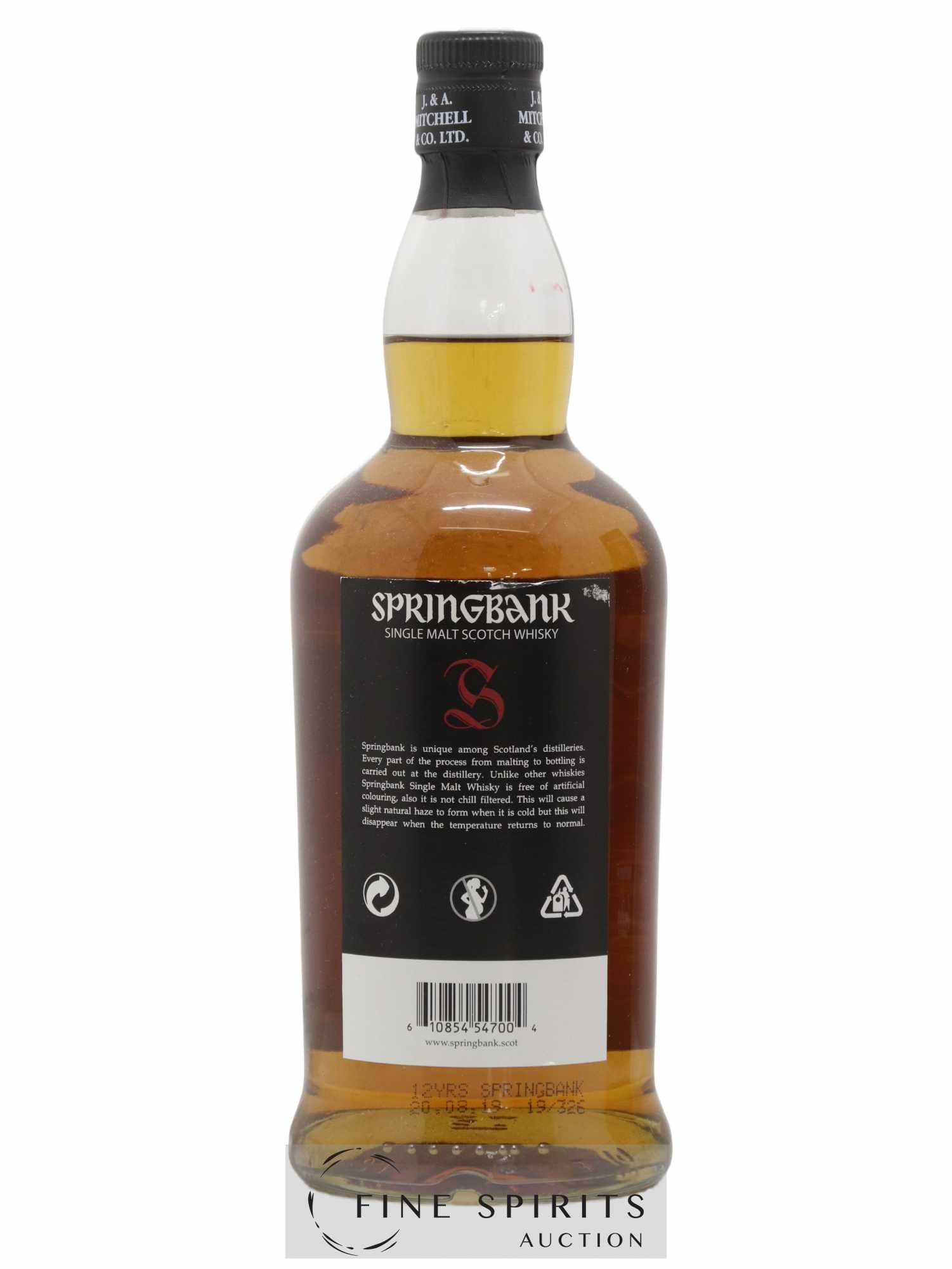 Springbank 12 years Of. Cask Strength bottled 2019 - Posten von 1 Flasche - 2