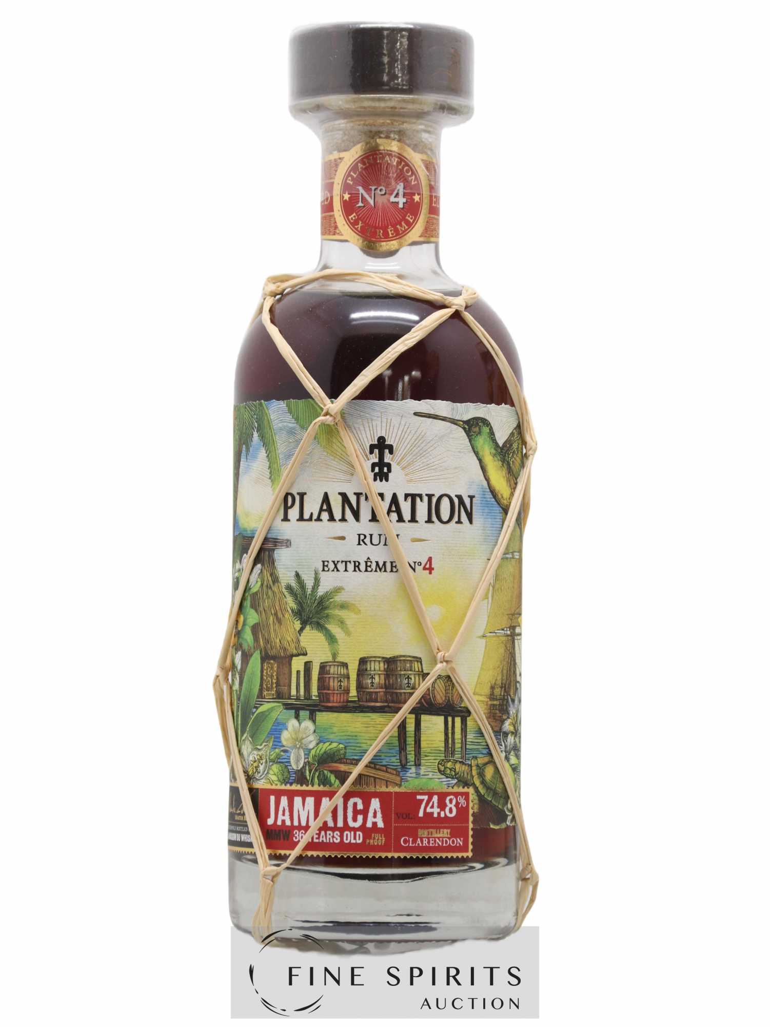 Plantation 36 years 1984 Pierre Ferrand Extrême n°4 Mark MMW - One of 370 - bottled 2020 - Lot de 1 bouteille - 1