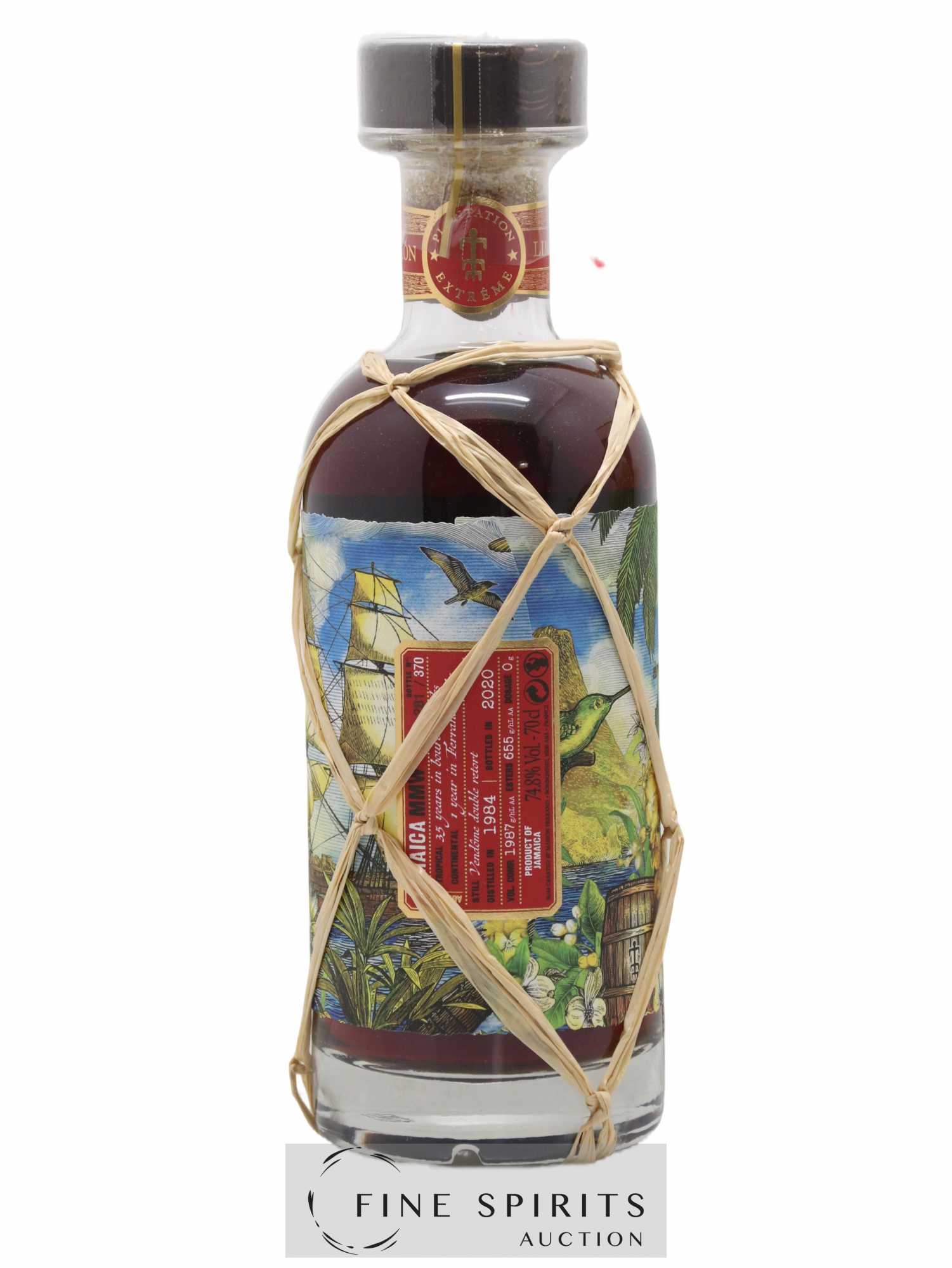 Plantation 36 years 1984 Pierre Ferrand Extrême n°4 Mark MMW - One of 370 - bottled 2020 - Lot de 1 bouteille - 2