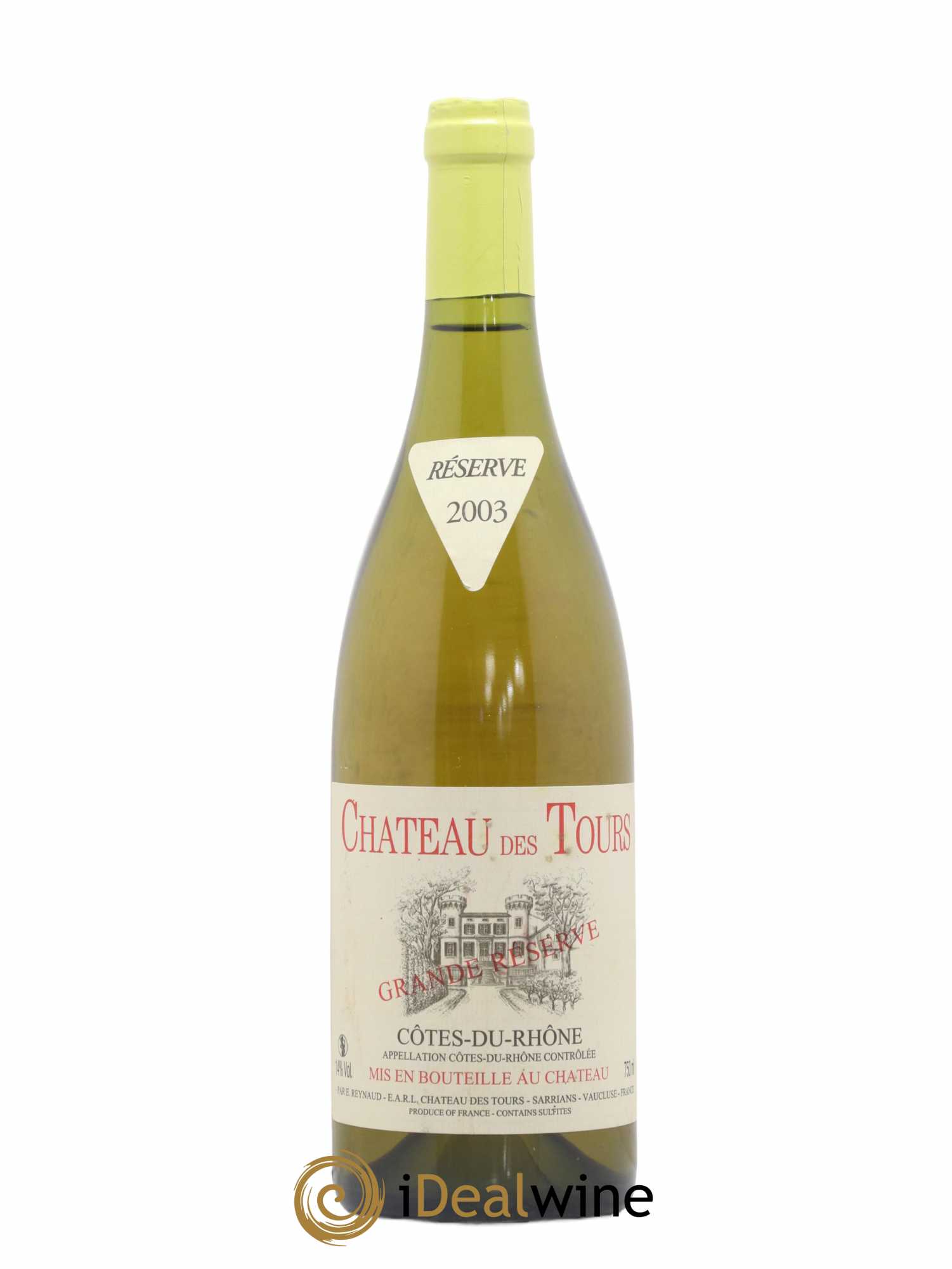 Côtes-du-Rhône Château des Tours Grande Réserve Emmanuel Reynaud 2003 - Lot de 1 bouteille - 0