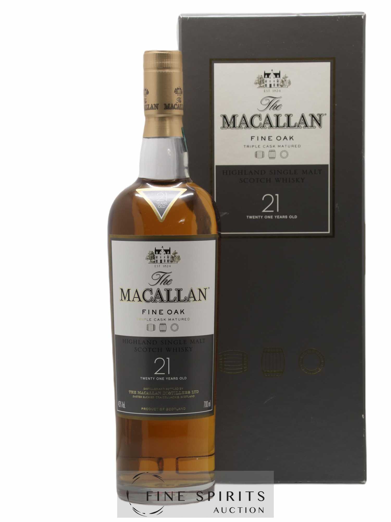 Macallan (The) 21 years Of. Fine Oak Triple Cask Matured - Lot de 1 bouteille - 0