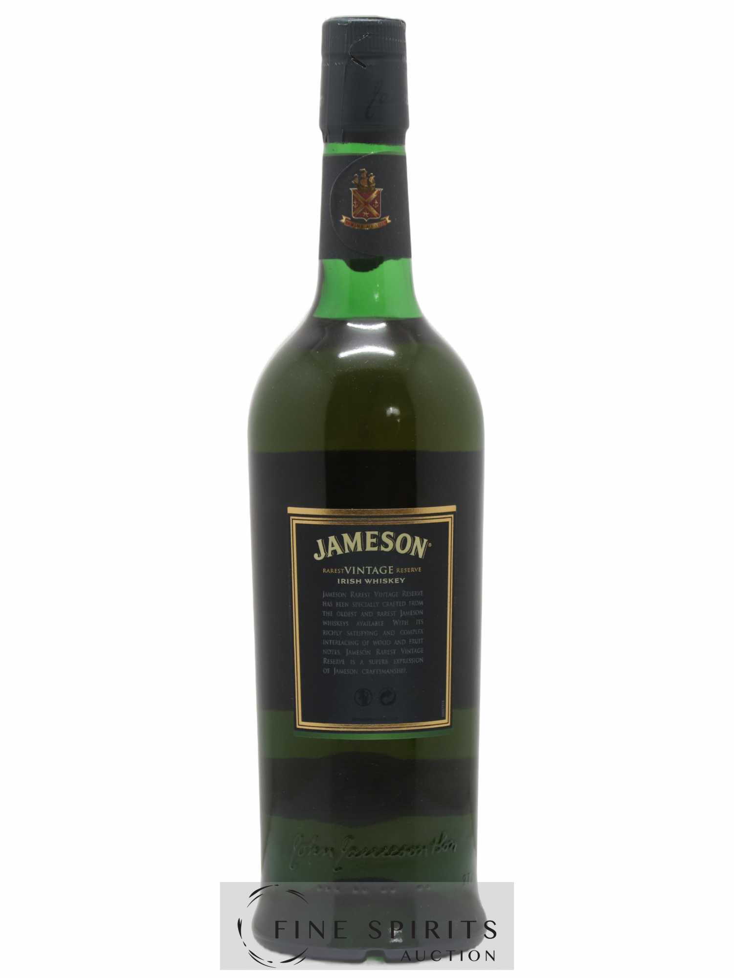 Jameson Of. Vintage Triple Distilled - 2007 Edition Rarest Reserve - Posten von 1 Flasche - 2