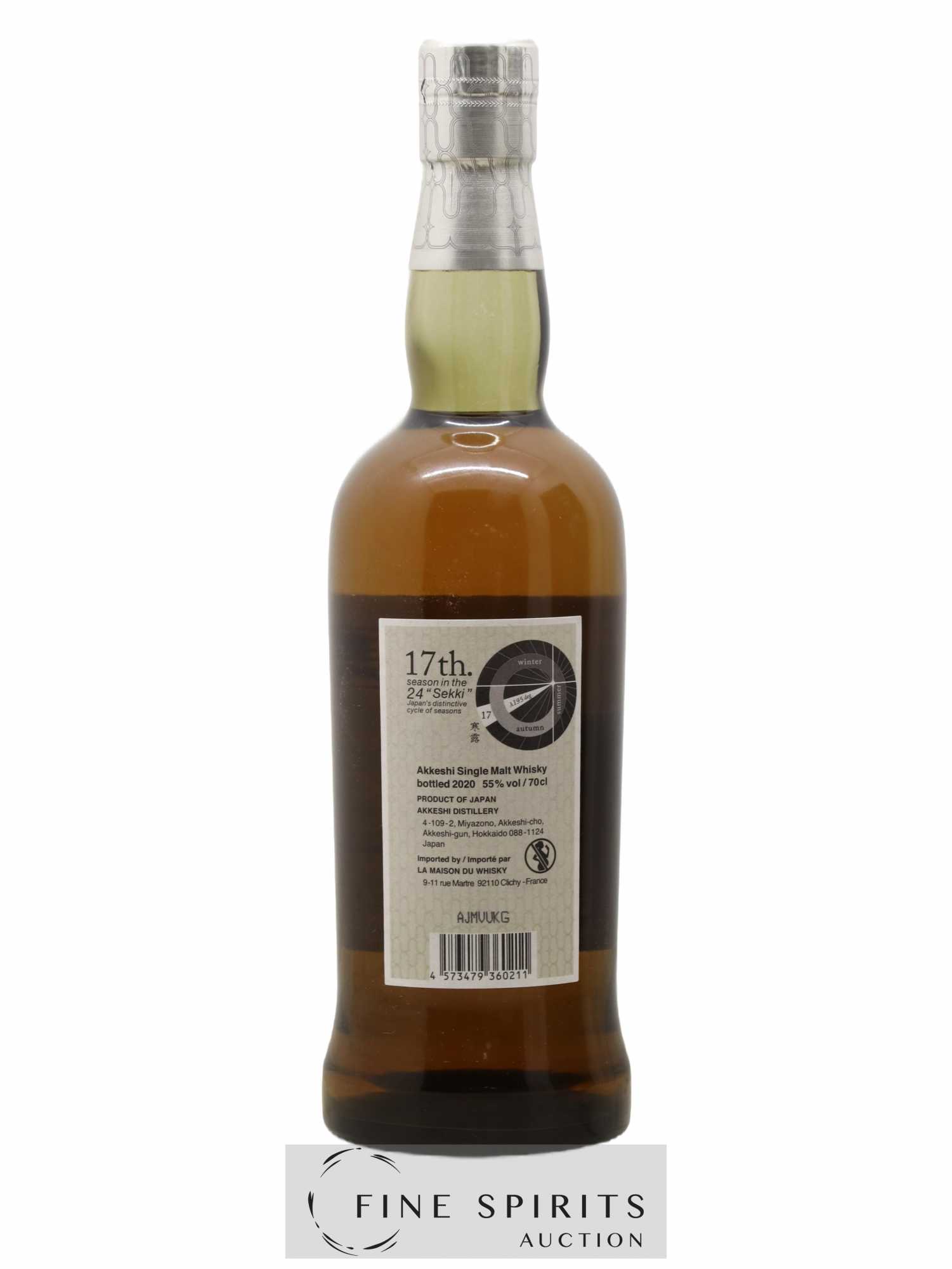 The Akkeshi Of. Peated bottled 2020 Kanro - Lot de 1 bouteille - 2