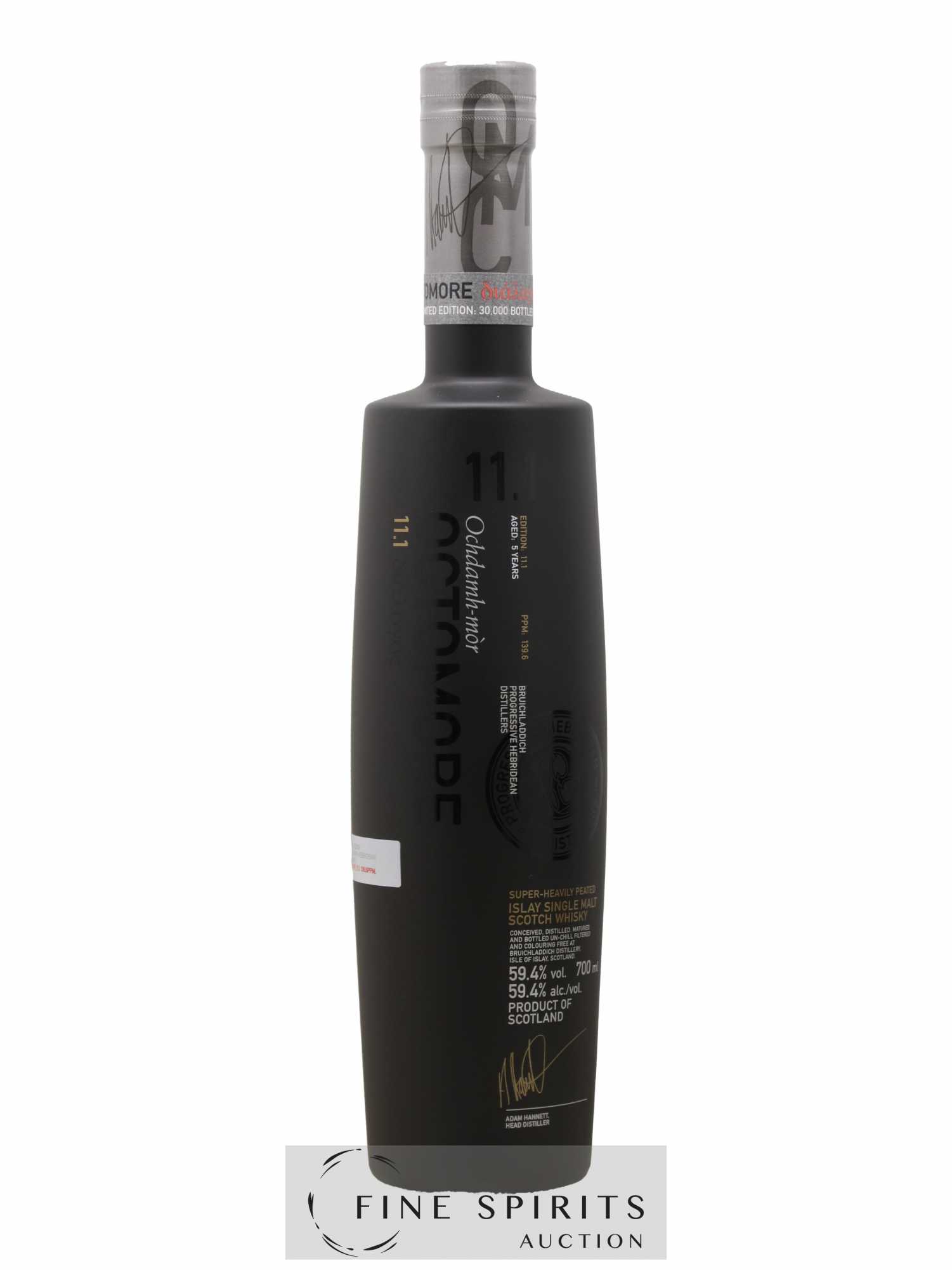 Octomore 5 years Of. Edition 11.1 Super-Heavily Peated - One of 30.000 bottles Limited Edition - Lot de 1 bouteille - 1