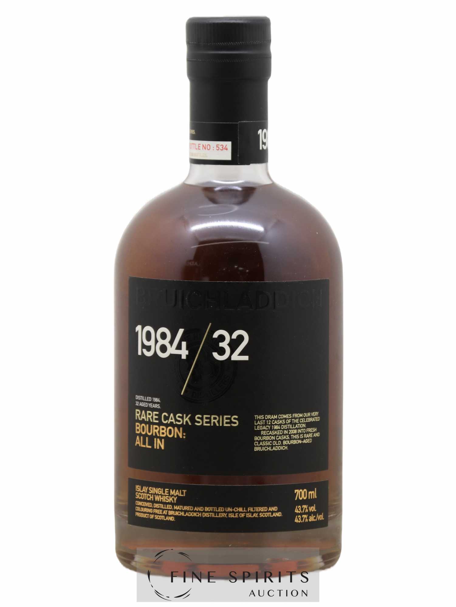 Bruichladdich 32 years 1984 Of. Rare Cask Series - Lot de 1 bouteille - 1