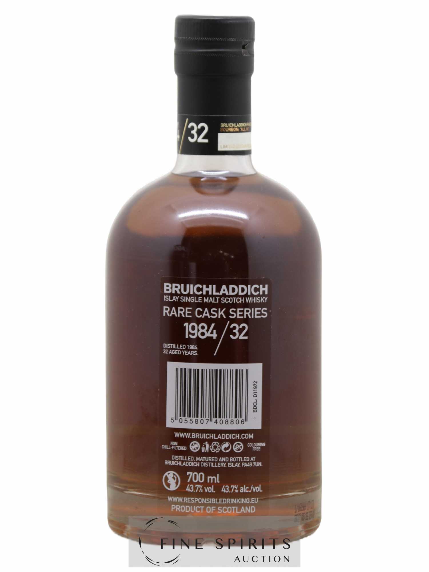 Bruichladdich 32 years 1984 Of. Rare Cask Series - Lot de 1 bouteille - 2