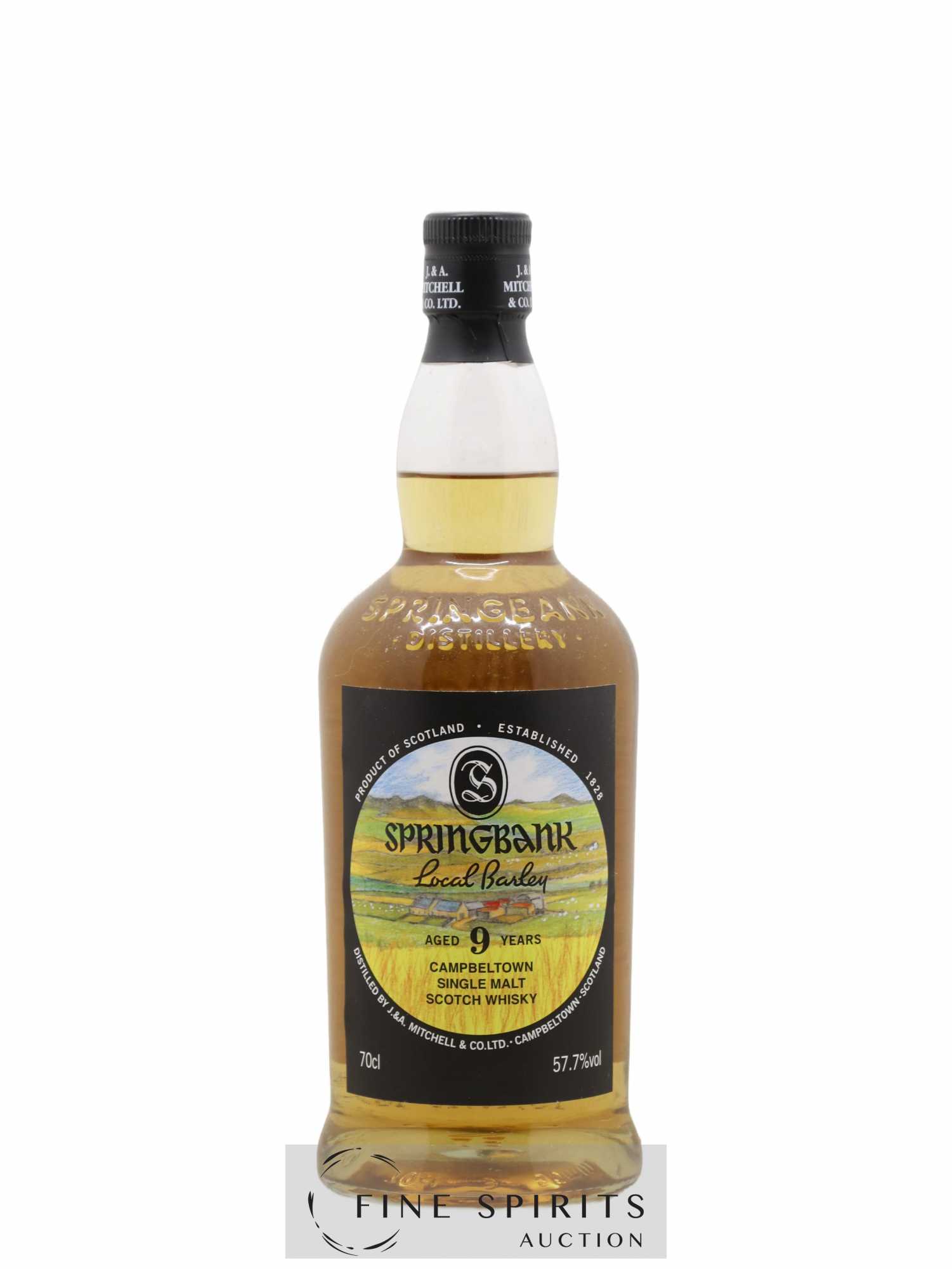 Springbank 9 years 2009 Of. Local Barley One of 9700 - bottled 2018  (no reserve) - Lot of 1 bottle - 1