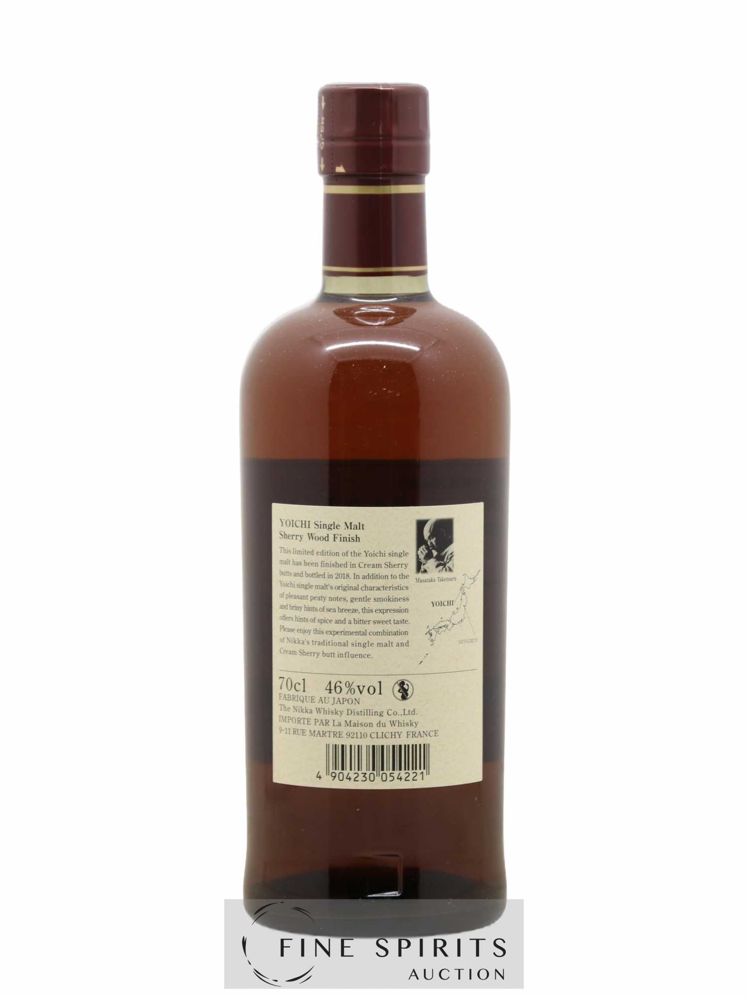 Yoichi Of. Sherry Wood Finish 2018 Release Nikka Whisky - Posten von 1 Flasche - 2