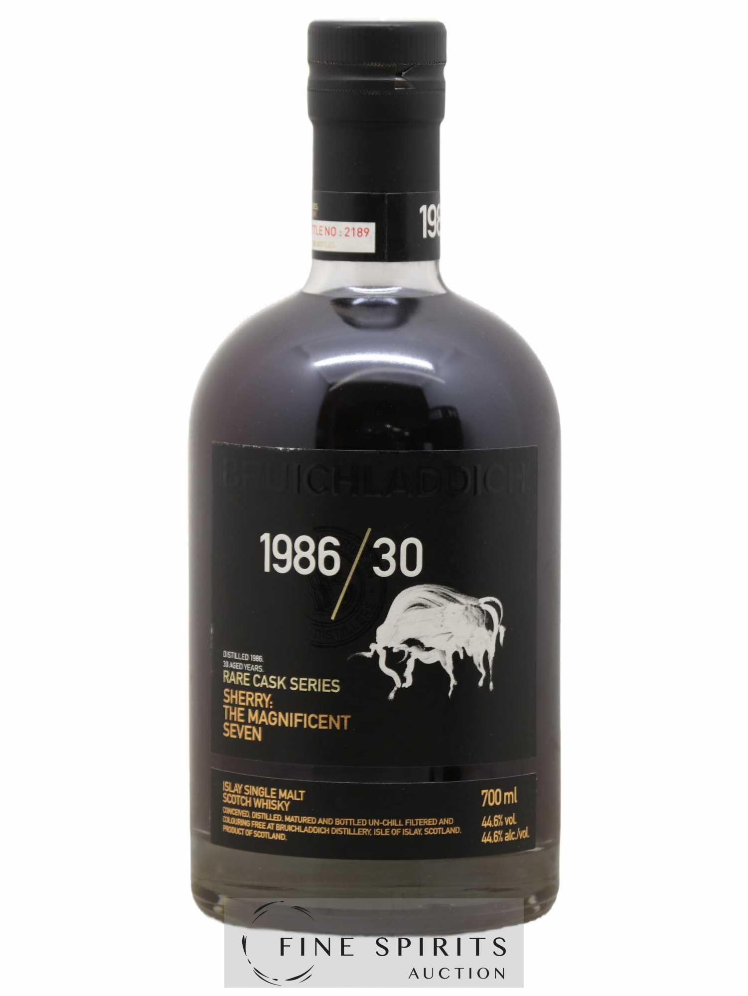 Bruichladdich 30 years 1986 Of. Rare Cask Series - Lot de 1 bouteille - 1