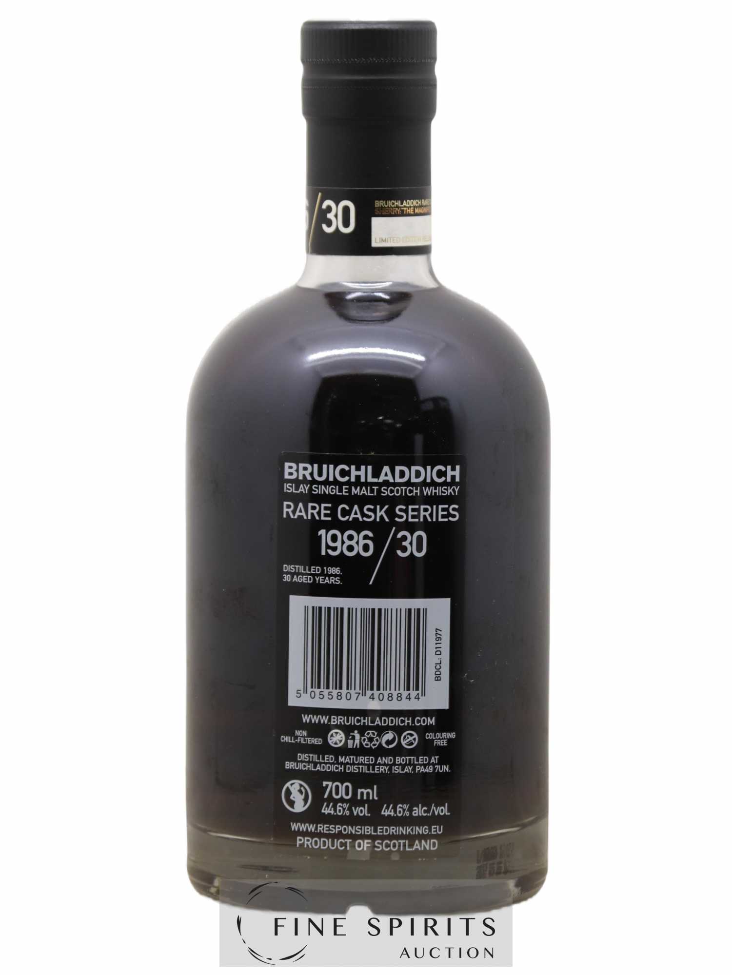 Bruichladdich 30 years 1986 Of. Rare Cask Series - Lot de 1 bouteille - 2