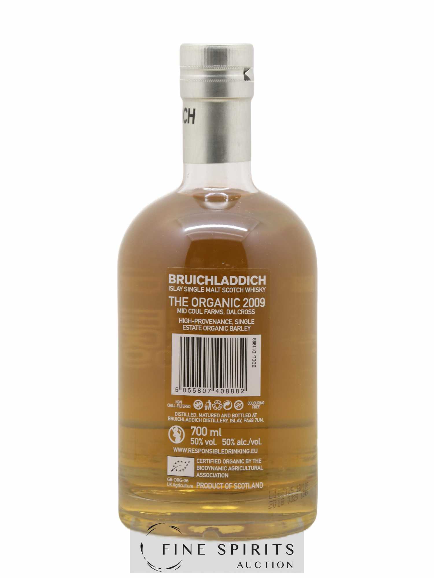 Bruichladdich 2009 Of. The Organic - Lot de 1 bouteille - 2