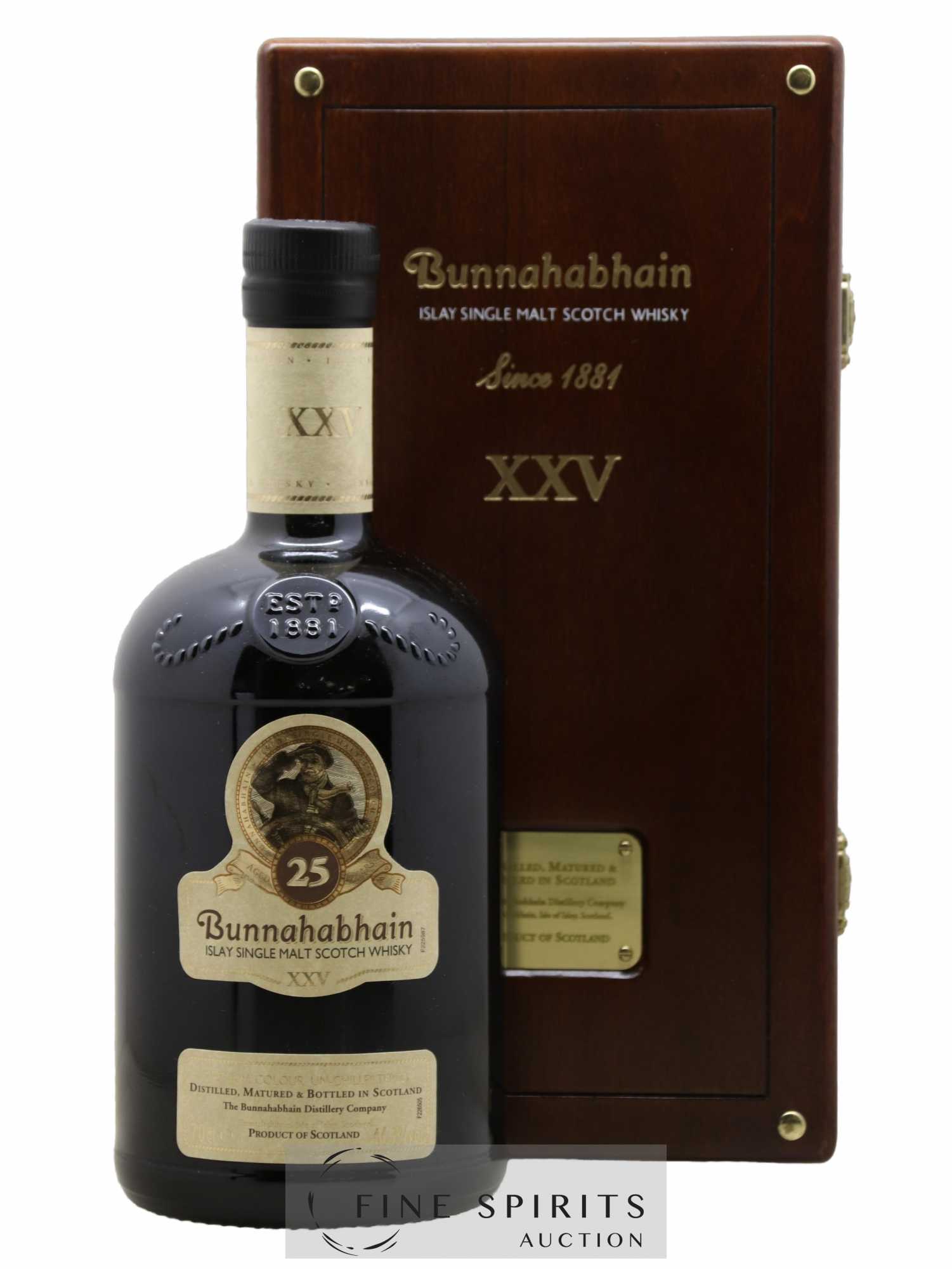 Bunnahabhain 25 years Of. - Lot de 1 bouteille - 0