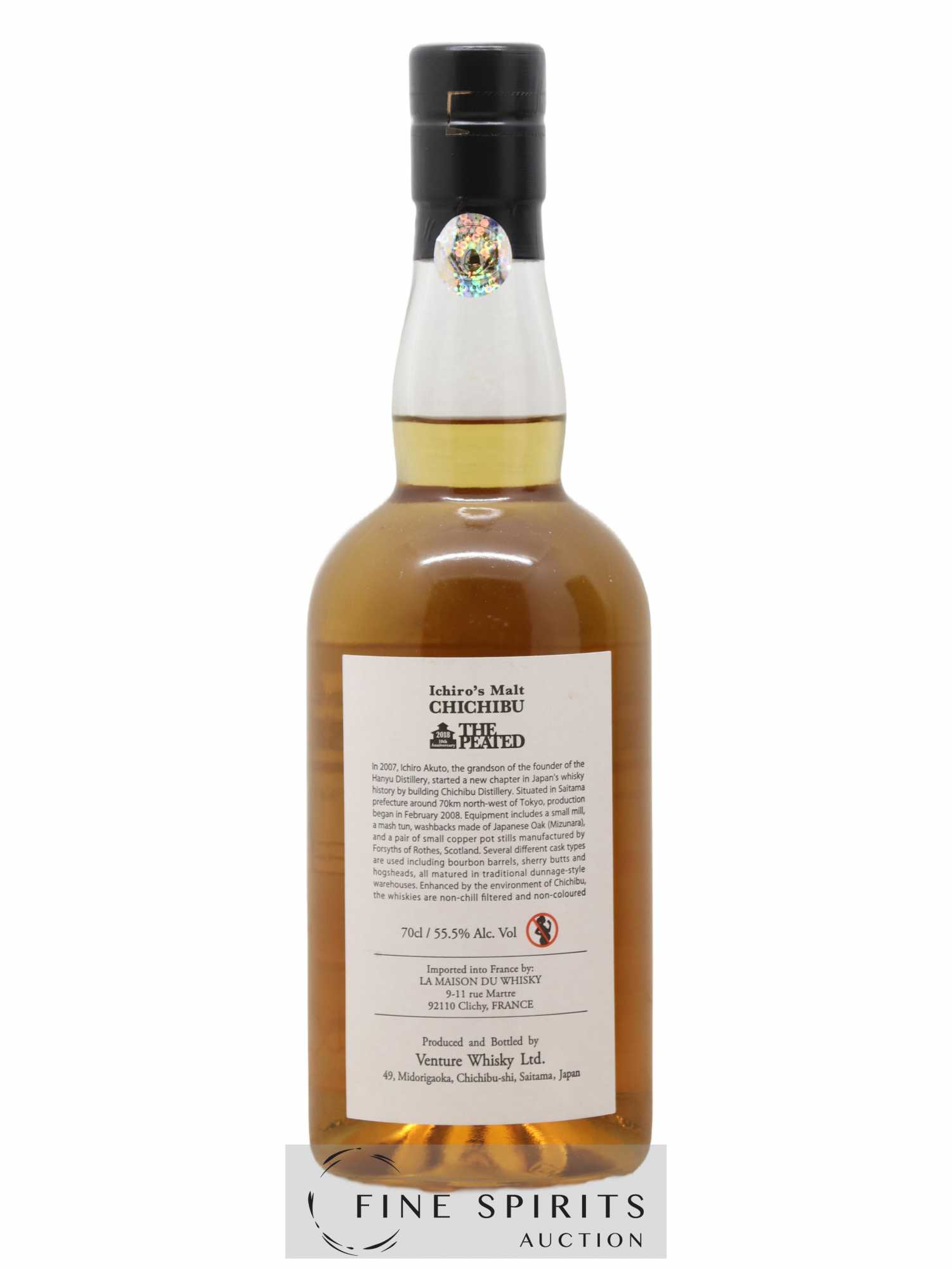 Chichibu Of. The Peated 2018 Release - One of 11550 Ichiro's Malt - Lot de 1 bouteille - 2