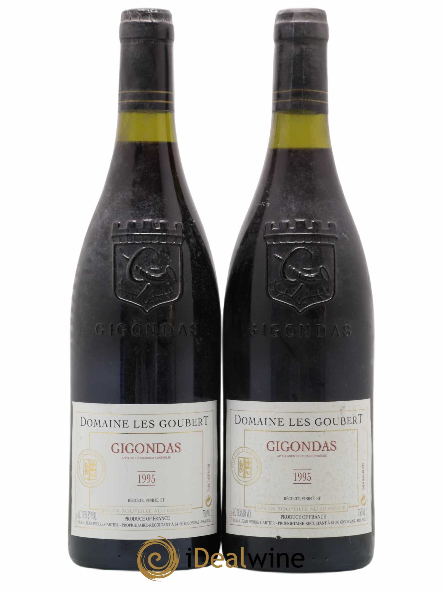 Gigondas Domaine Les Goubert 1995 - Posten von 2 Flaschen - 0