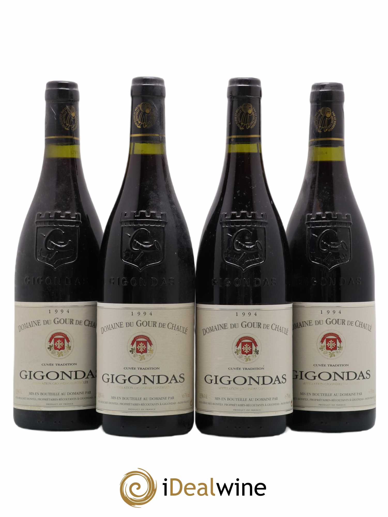 Gigondas Domaine Du Gour De Chaule 1994 - Posten von 4 Flaschen - 0