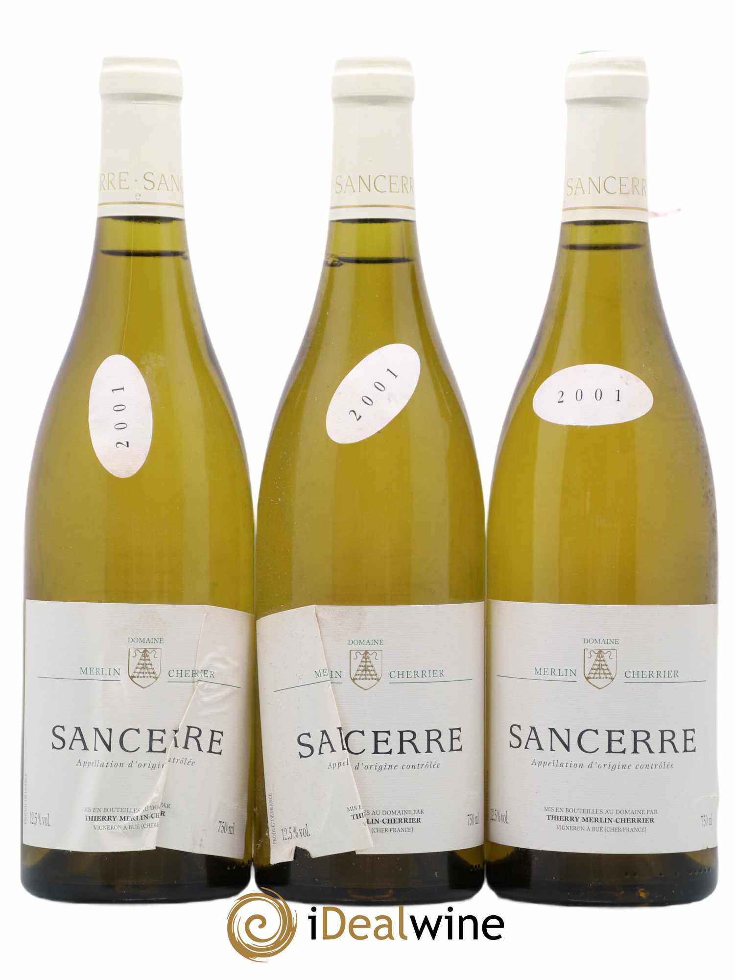 Sancerre Domaine Merlin Cherrier 2001 - Posten von 3 Flaschen - 0