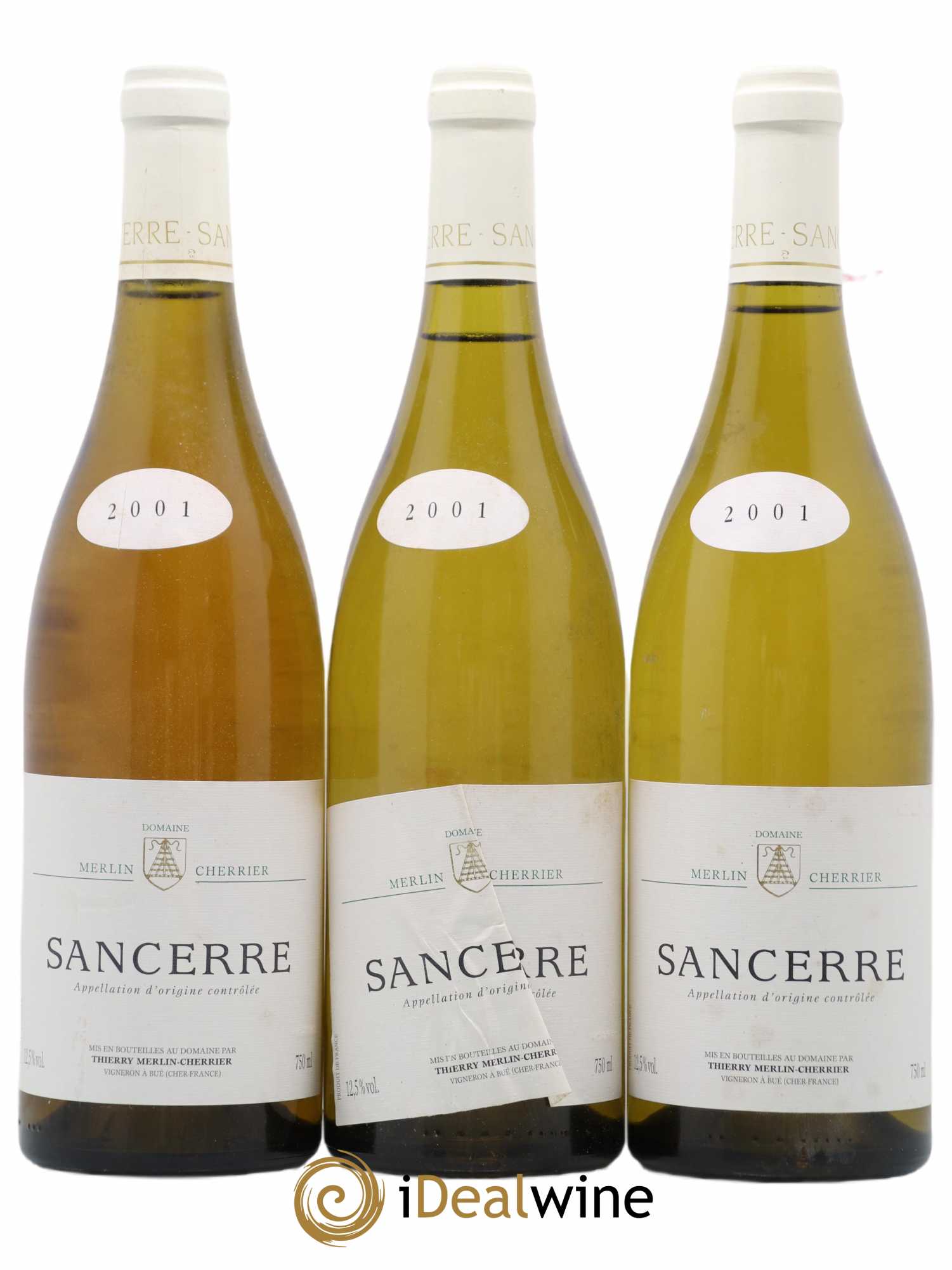Sancerre Domaine Merlin Cherrier 2001 - Posten von 3 Flaschen - 0