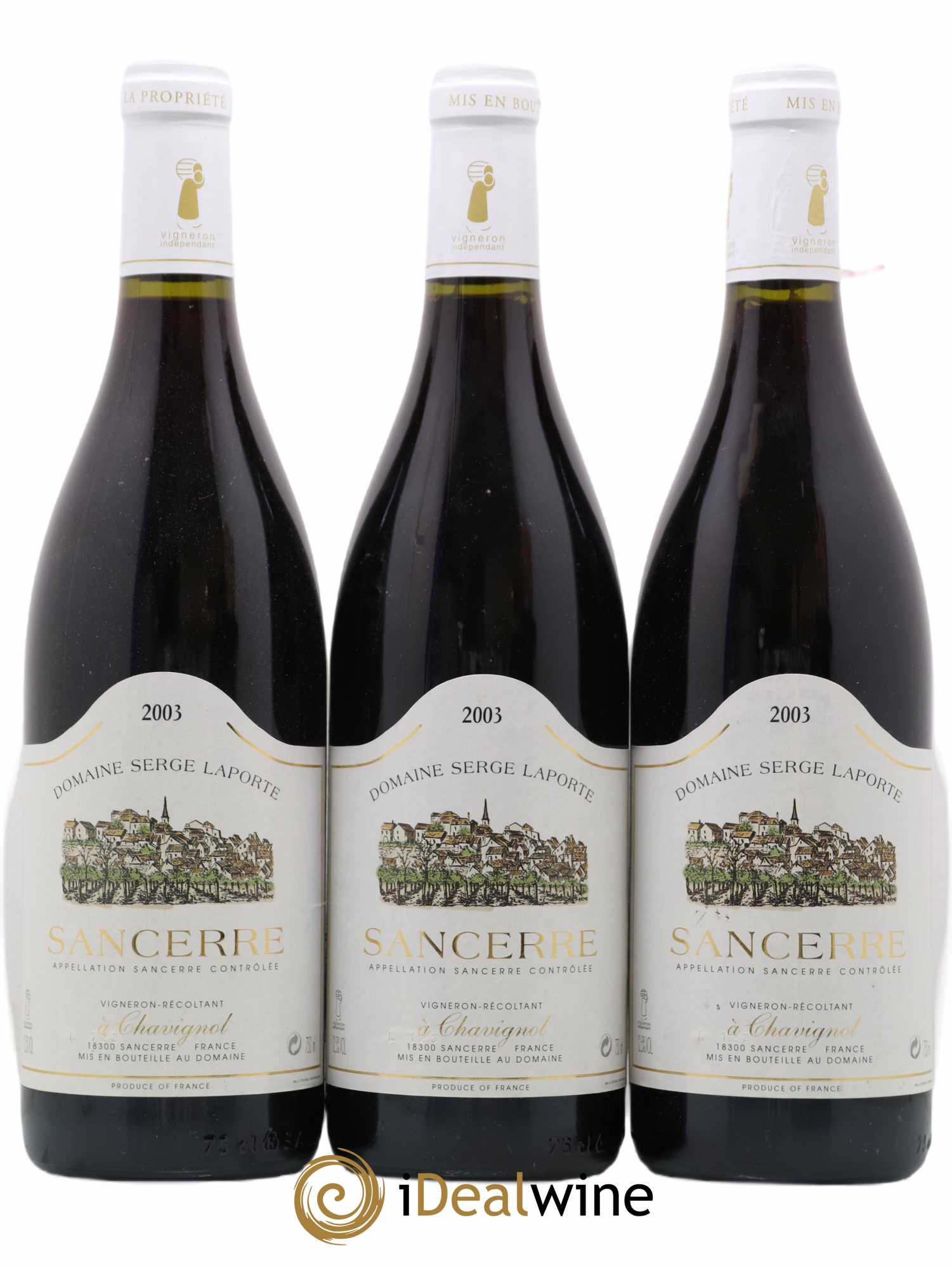 Sancerre Domaine Serge Laporte 2003 - Lot de 3 bouteilles - 0
