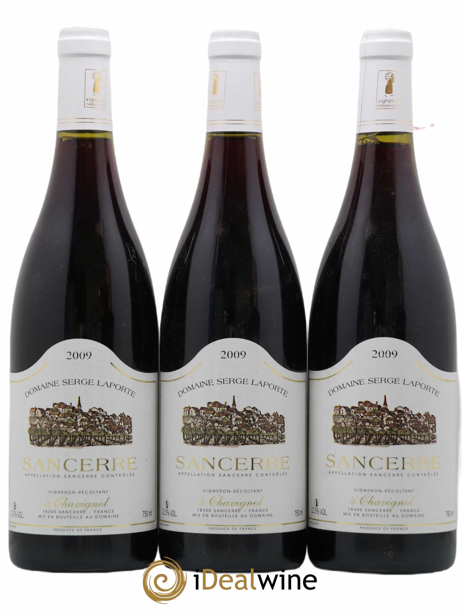 Sancerre Domaine Serge Laporte 2009 - Posten von 3 Flaschen - 0