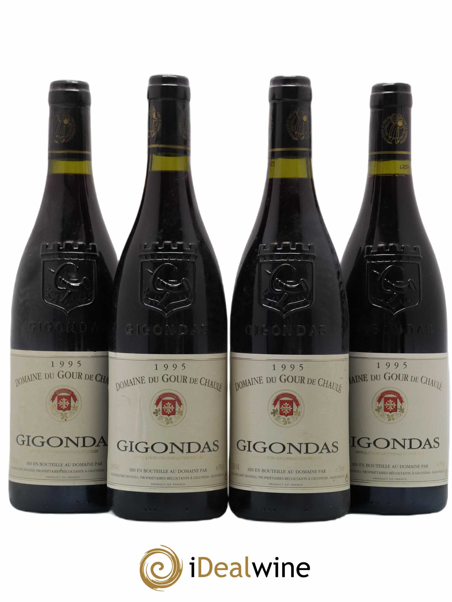 Gigondas Domaine Du Gour De Chaule 1995 - Posten von 4 Flaschen - 0