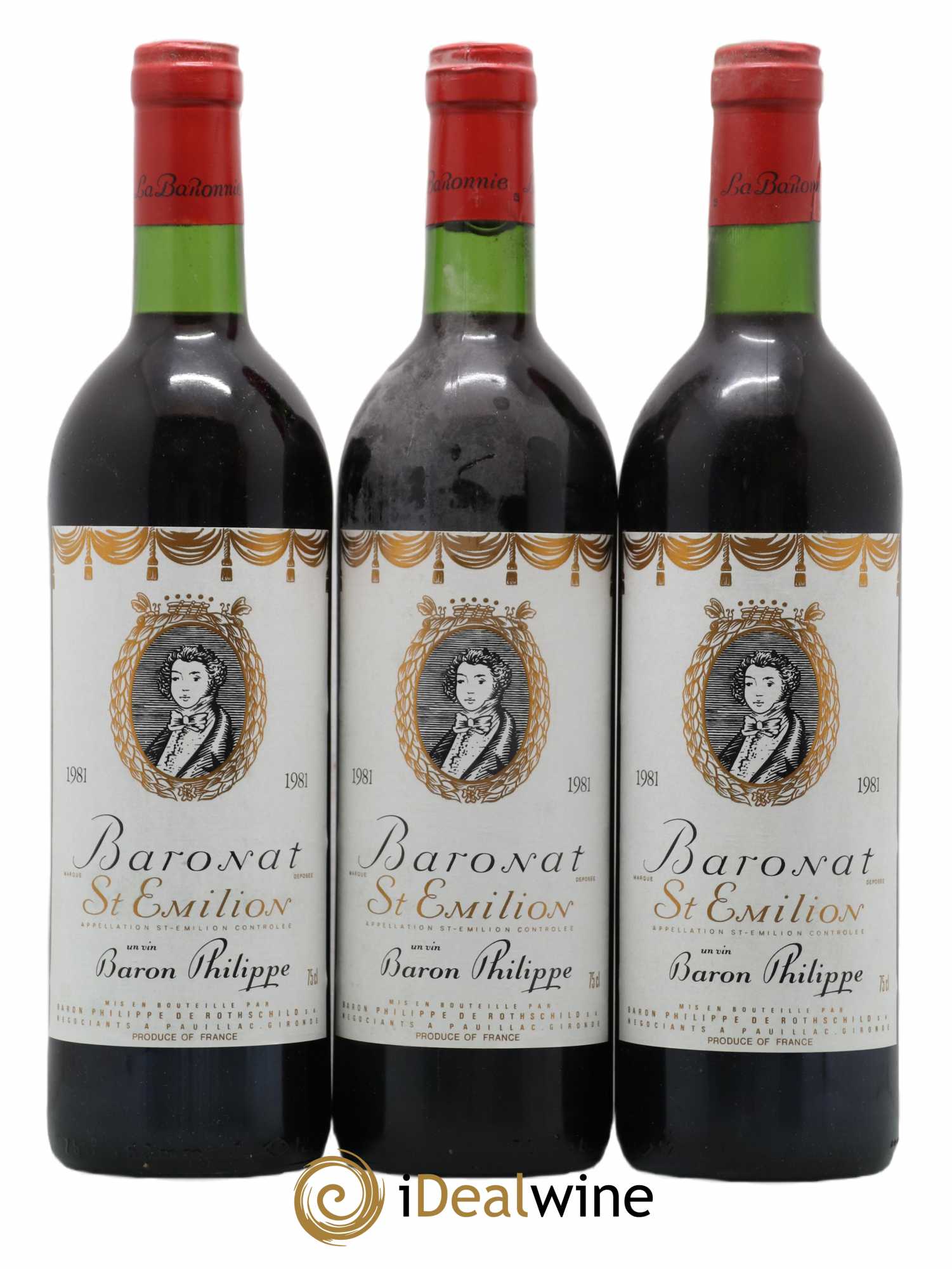 Baronnat 1981 - Lot de 3 bouteilles - 0