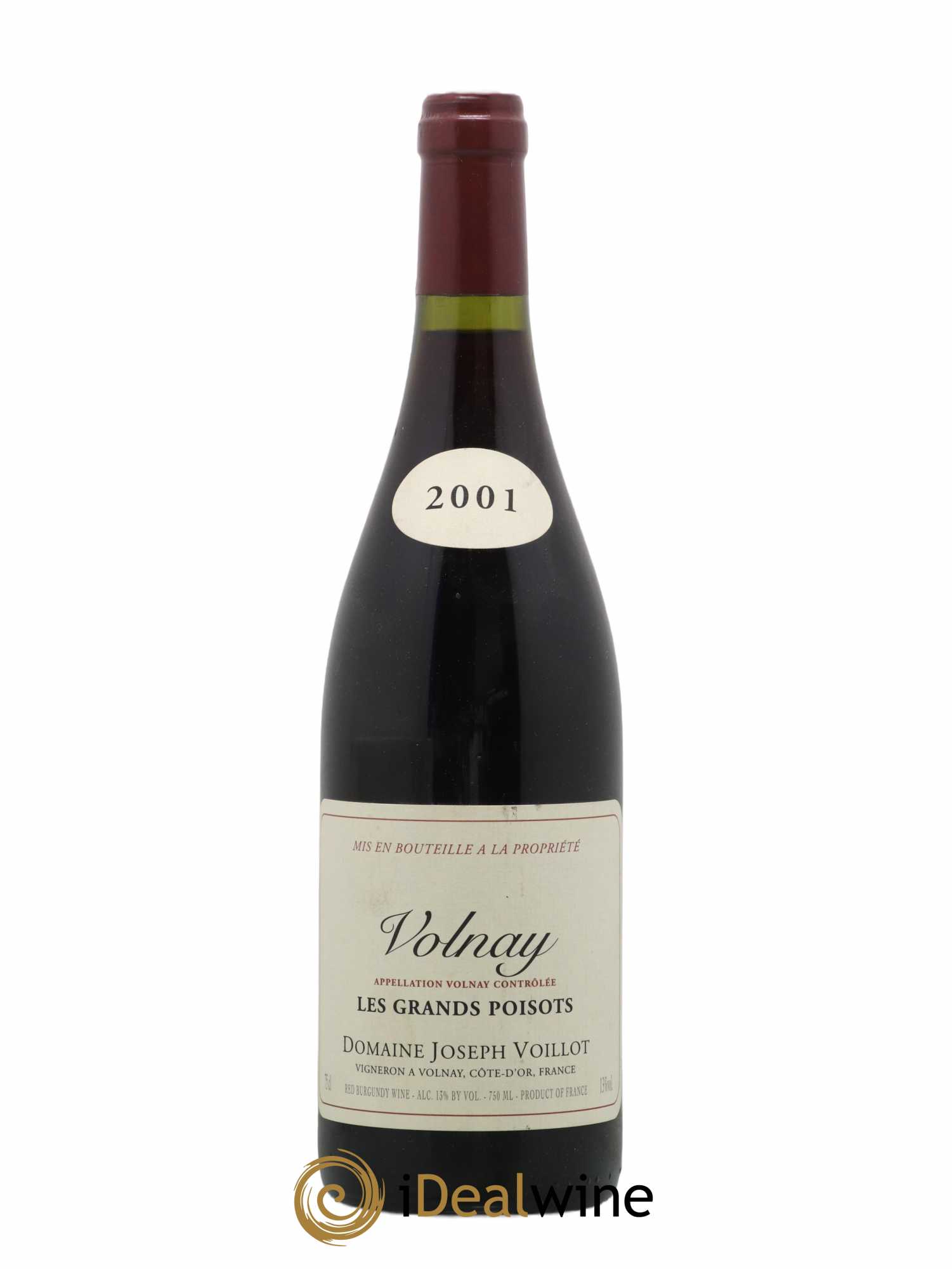 Volnay Les Grands Poisots Joseph Voillot (Domaine) 2001 - Lot de 1 bouteille - 0